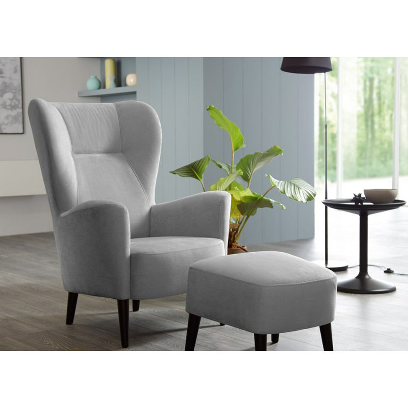 Krēsls Paris 83/93/110 cm pelēks - N1 Home