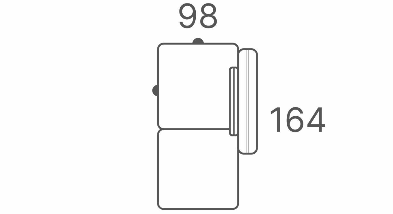 Modulāras dīvāns Oaho Castel 3 - N1 Home