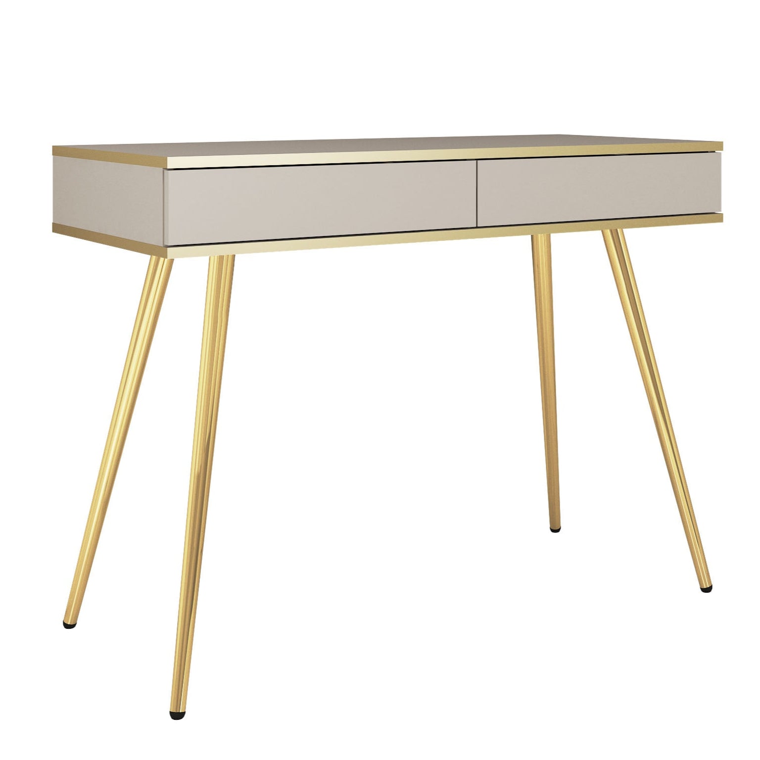 Konsole O2 102/79/50 cm bēšs/zelts - N1 Home