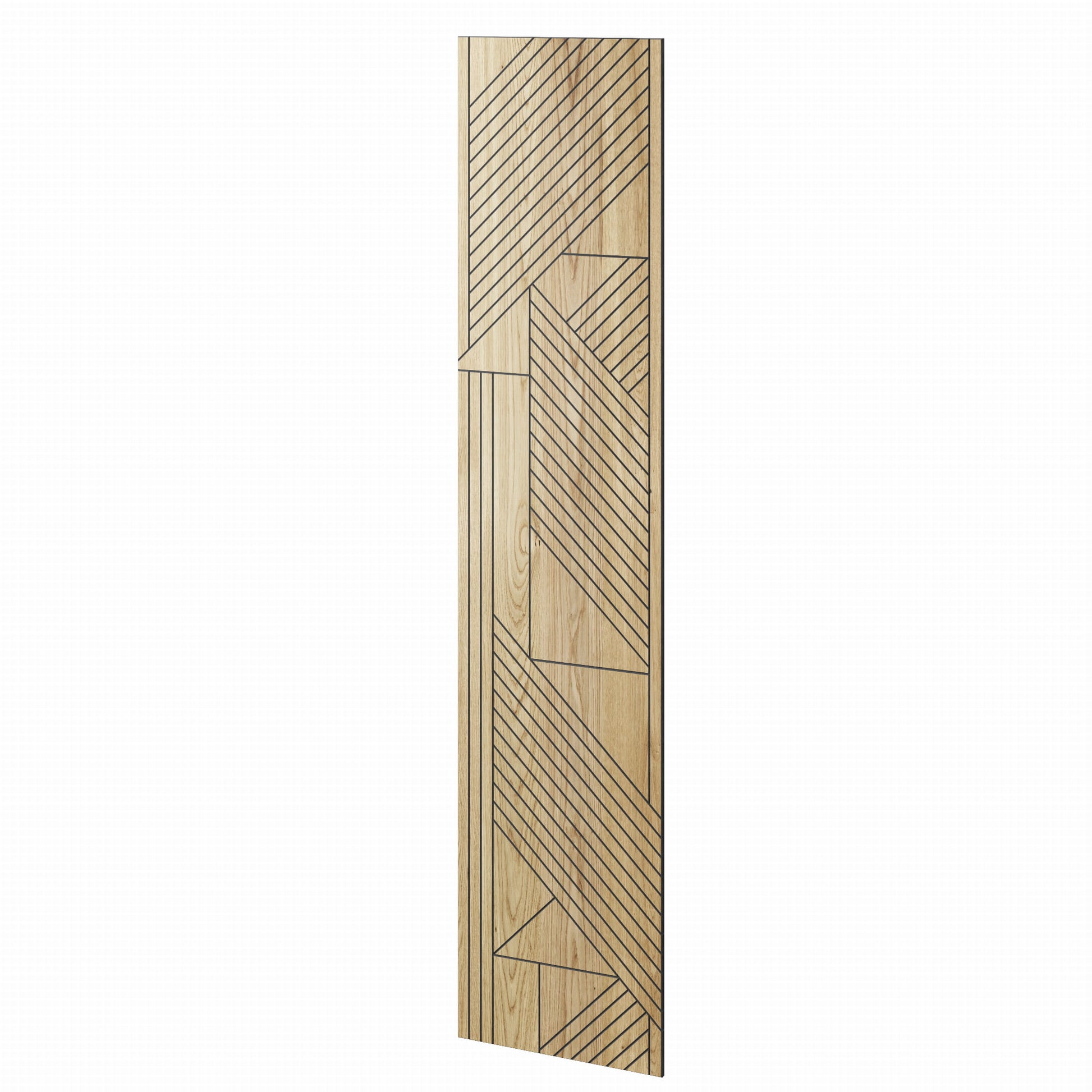 Frēzēts ozola finiera panelis IS 60x275cm - N1 Home