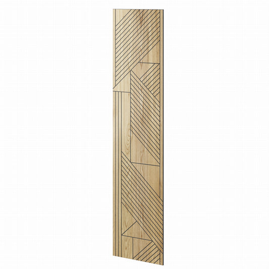 Frēzēts ozola finiera panelis IS 60x275cm - N1 Home