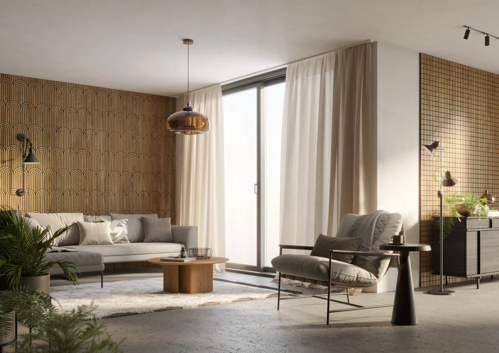 Frēzētais panelis Osol 60/275 cm Amerikāņu valrieksts