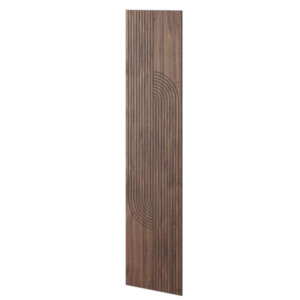 Frēzētais panelis Osa 60/275 cm Amerikāņu valrieksts