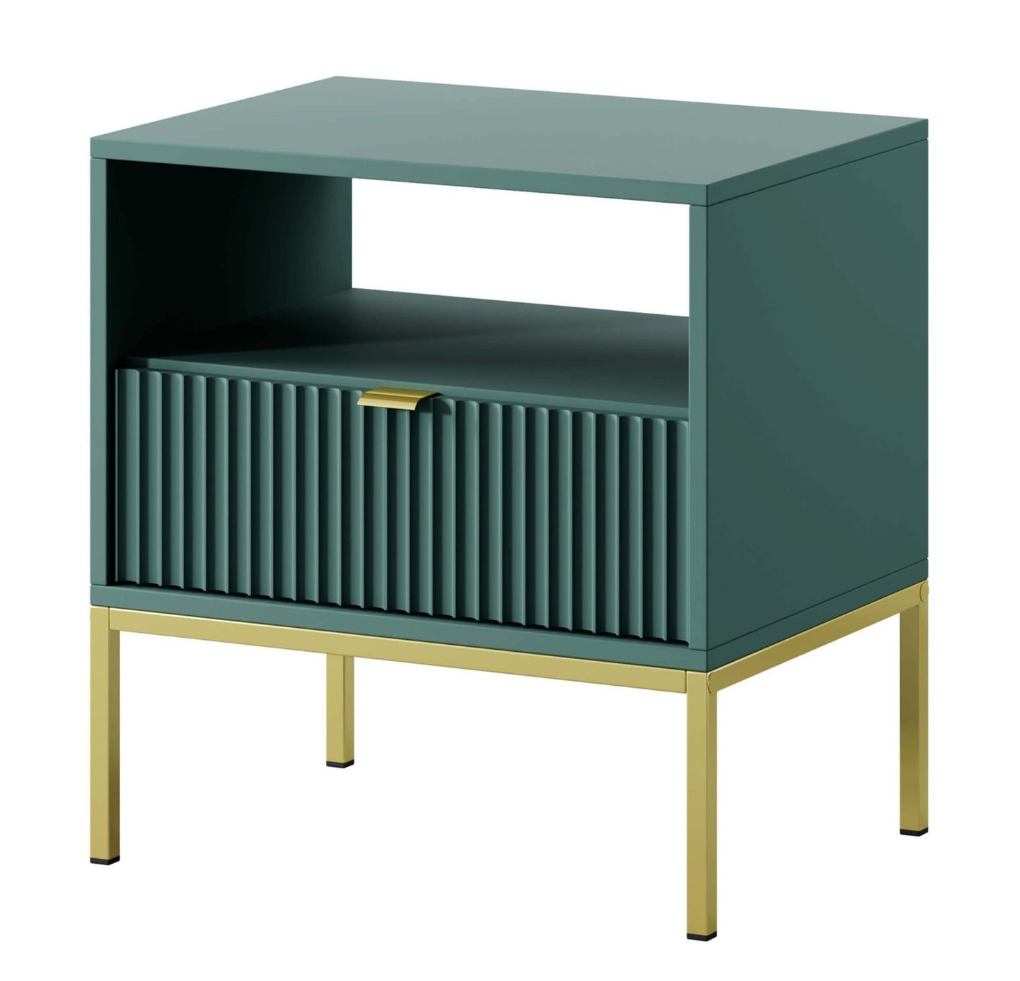 Naktsskapītis NV 54/56/39 cm olives/zelts - N1 Home
