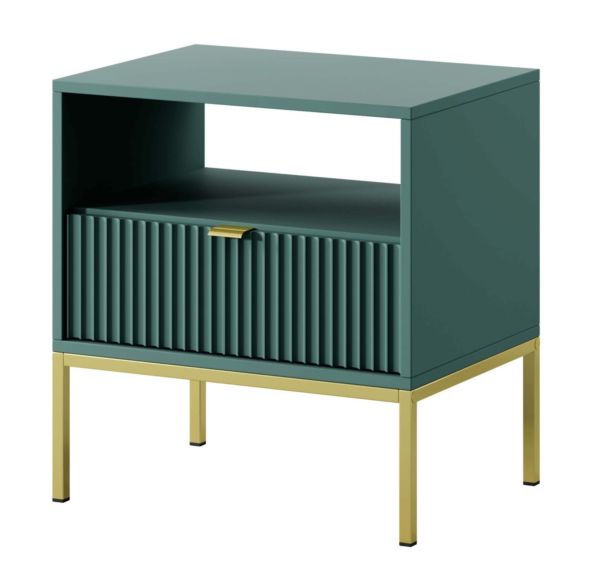 Naktsskapītis NV 54/56/39 cm olives/zelts - N1 Home