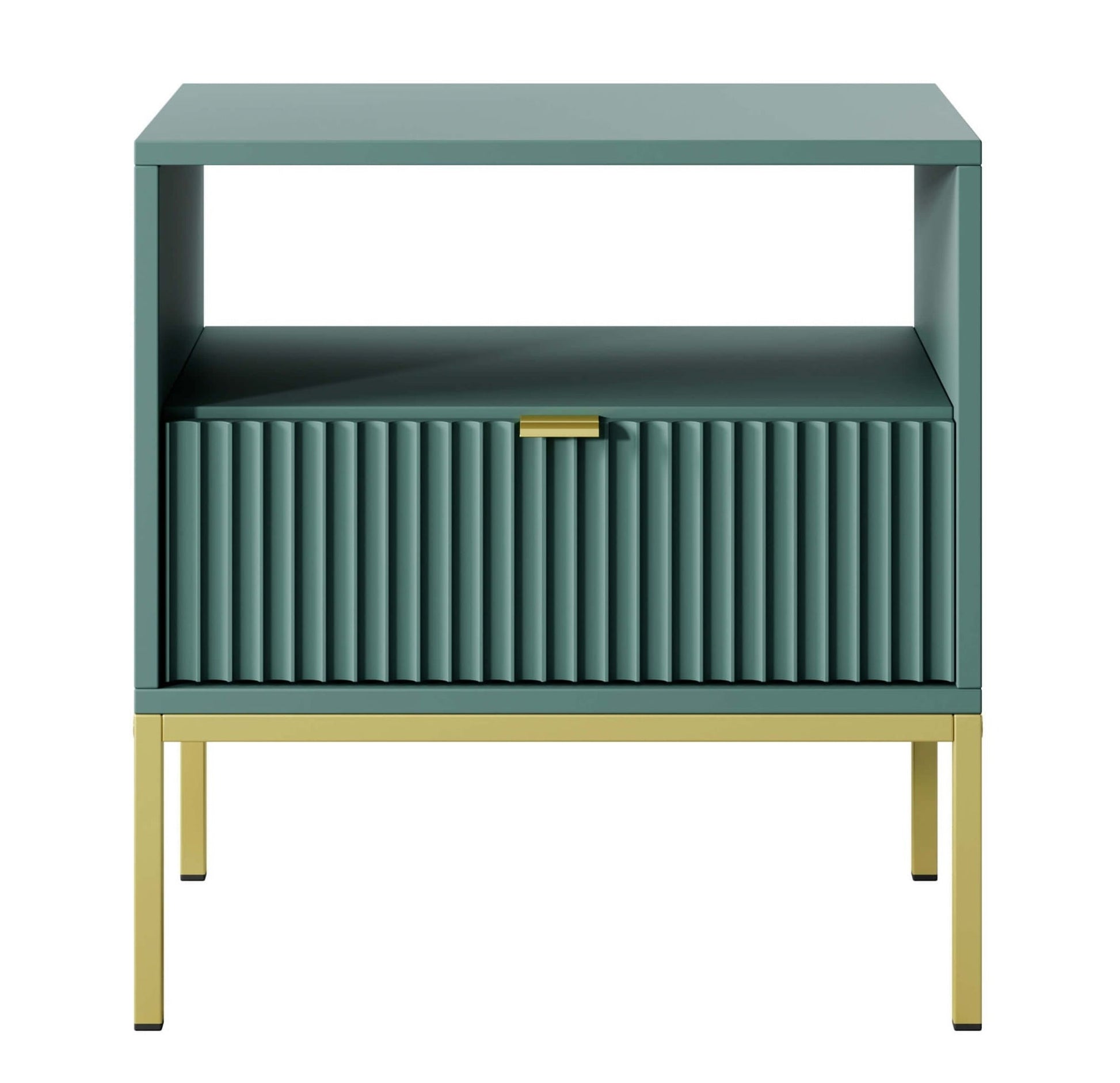 Naktsskapītis NV 54/56/39 cm olives/zelts - N1 Home