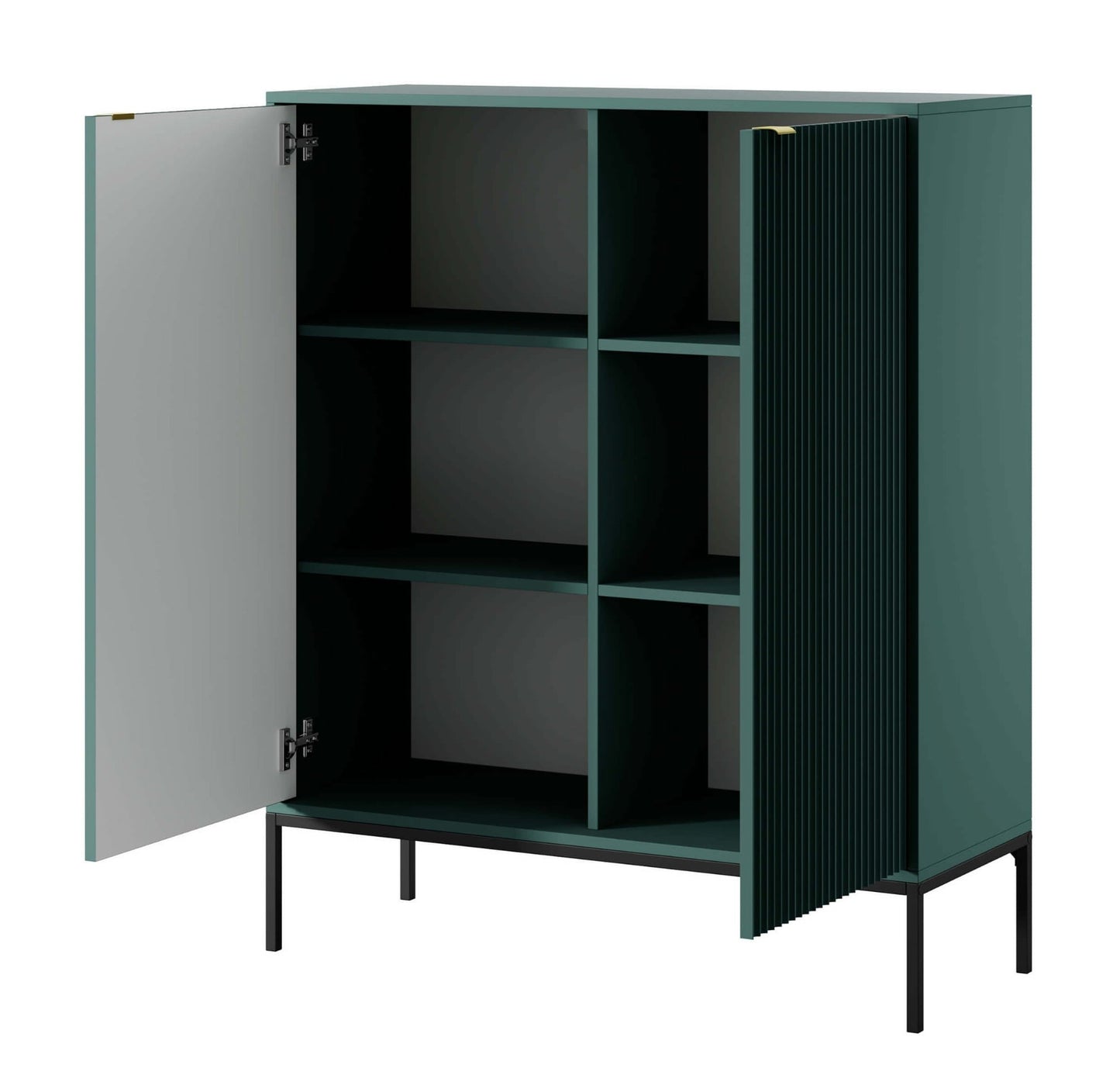 Kumode NV 104/125/39 cm olives/zelts - N1 Home