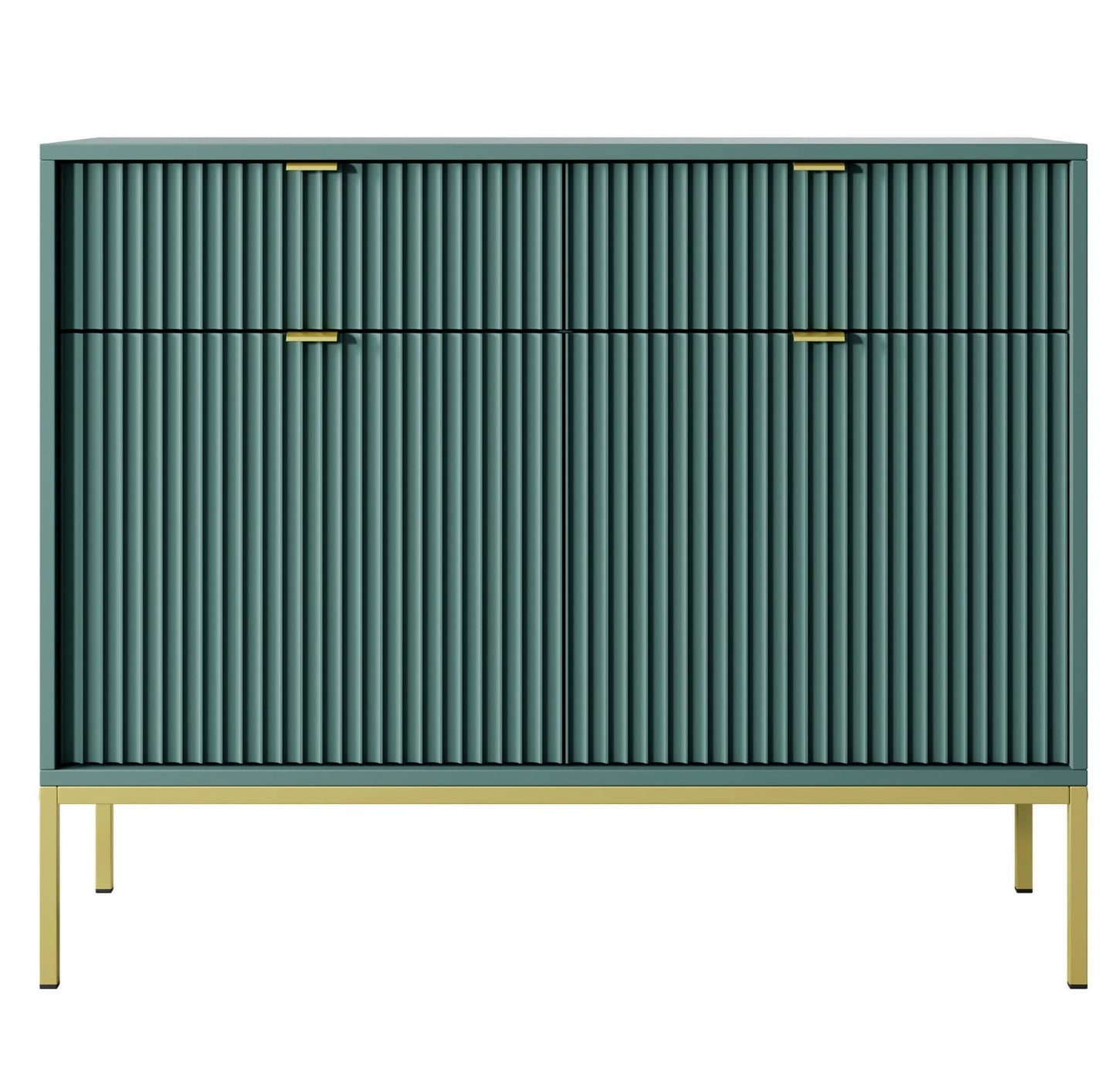 Kumode NV 104/83/39 cm olives/zelts - N1 Home