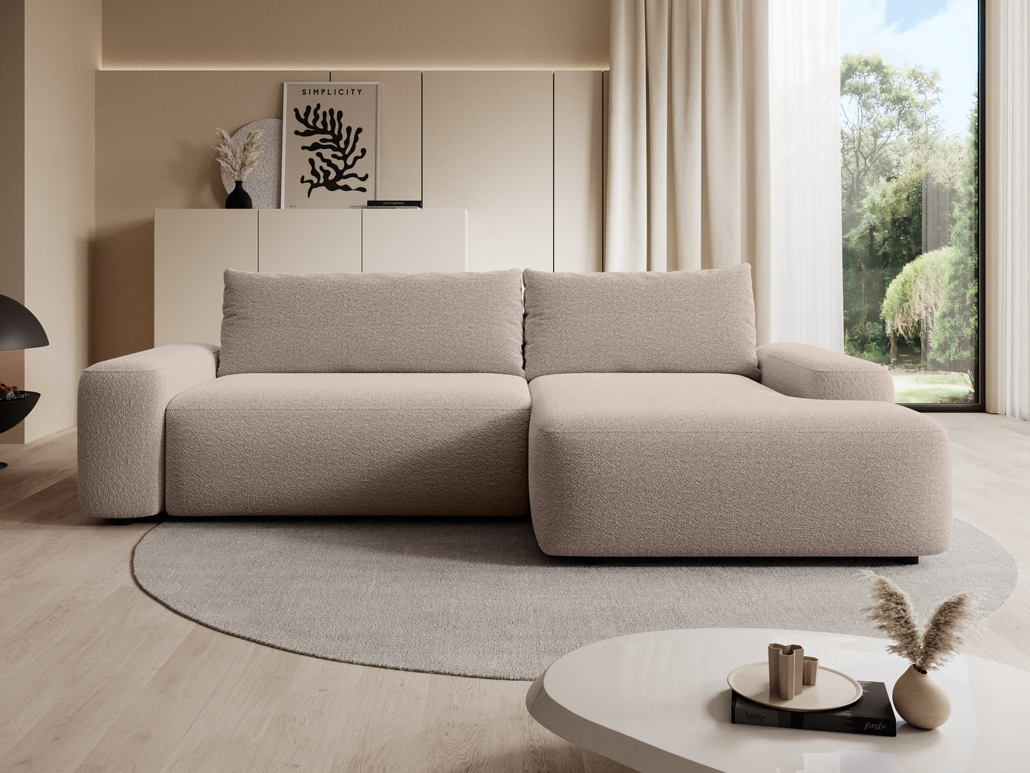 Dīvāns Loo 265/162/87 cm Lambi 6 - N1 Home