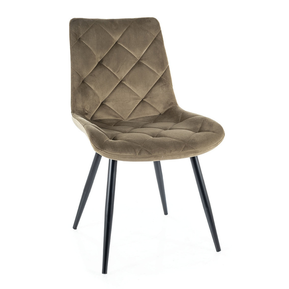 RALPH SAMTA KRĒSLS MELNS RĀMIS/OLĪVU