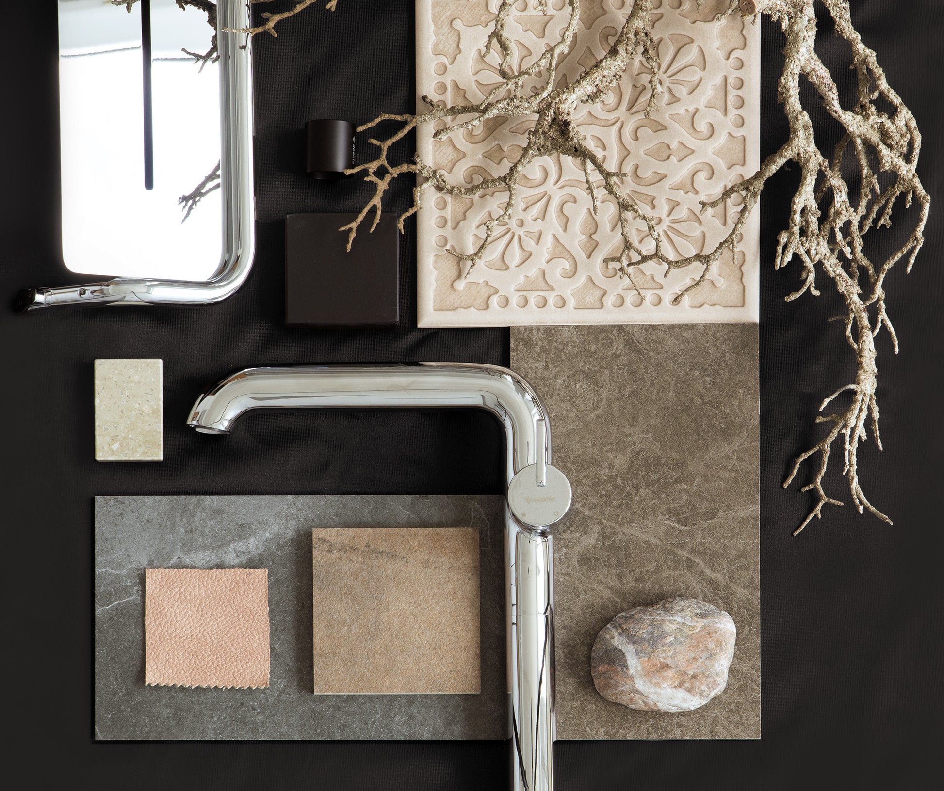 Izlietnes maisītājs, augsts, ar taisnstūra snīpi Silia 305 mm hroms - N1 Home