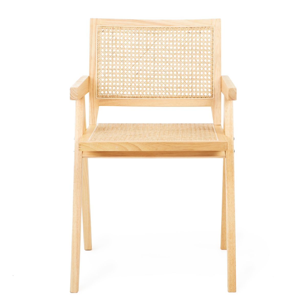 ROTIN koka atpūtas krēsls ar Vīnes pinumu 50x55x78 cm