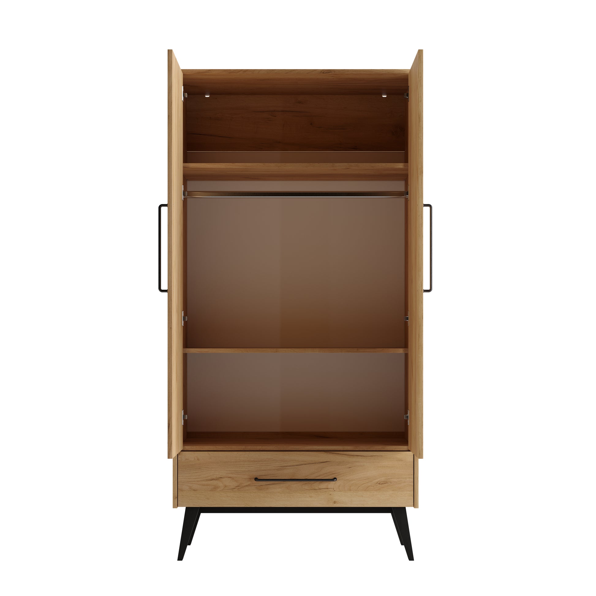 2 durvju skapis LAU 52/100/199.6 cm - N1 Home