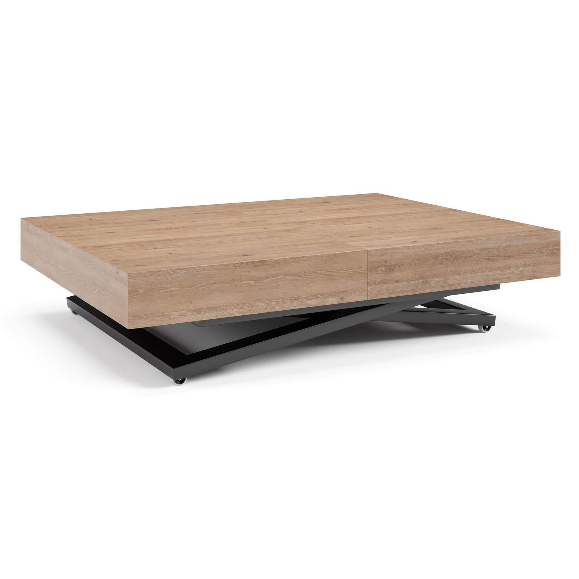 Galds Tiks U 27-80/120-200/80 cm Truffls Davos ozols - N1 Home