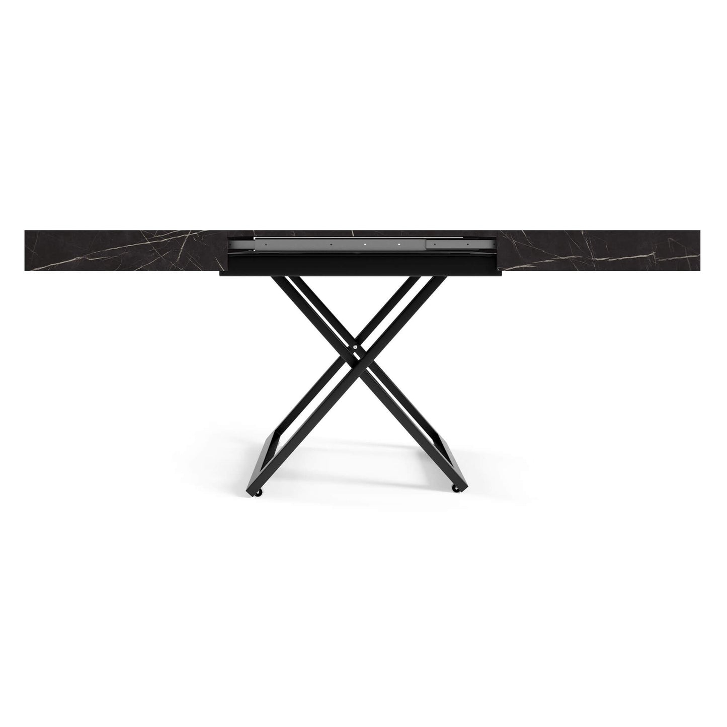 Galds Tiks U 27-80/120-200/80 cm tumši pelēks Čikago - N1 Home