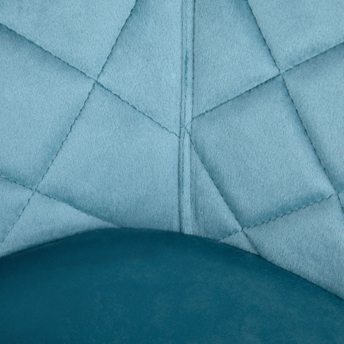 SHELTON samta krēsls, tirkīzs, 56x60x84cm