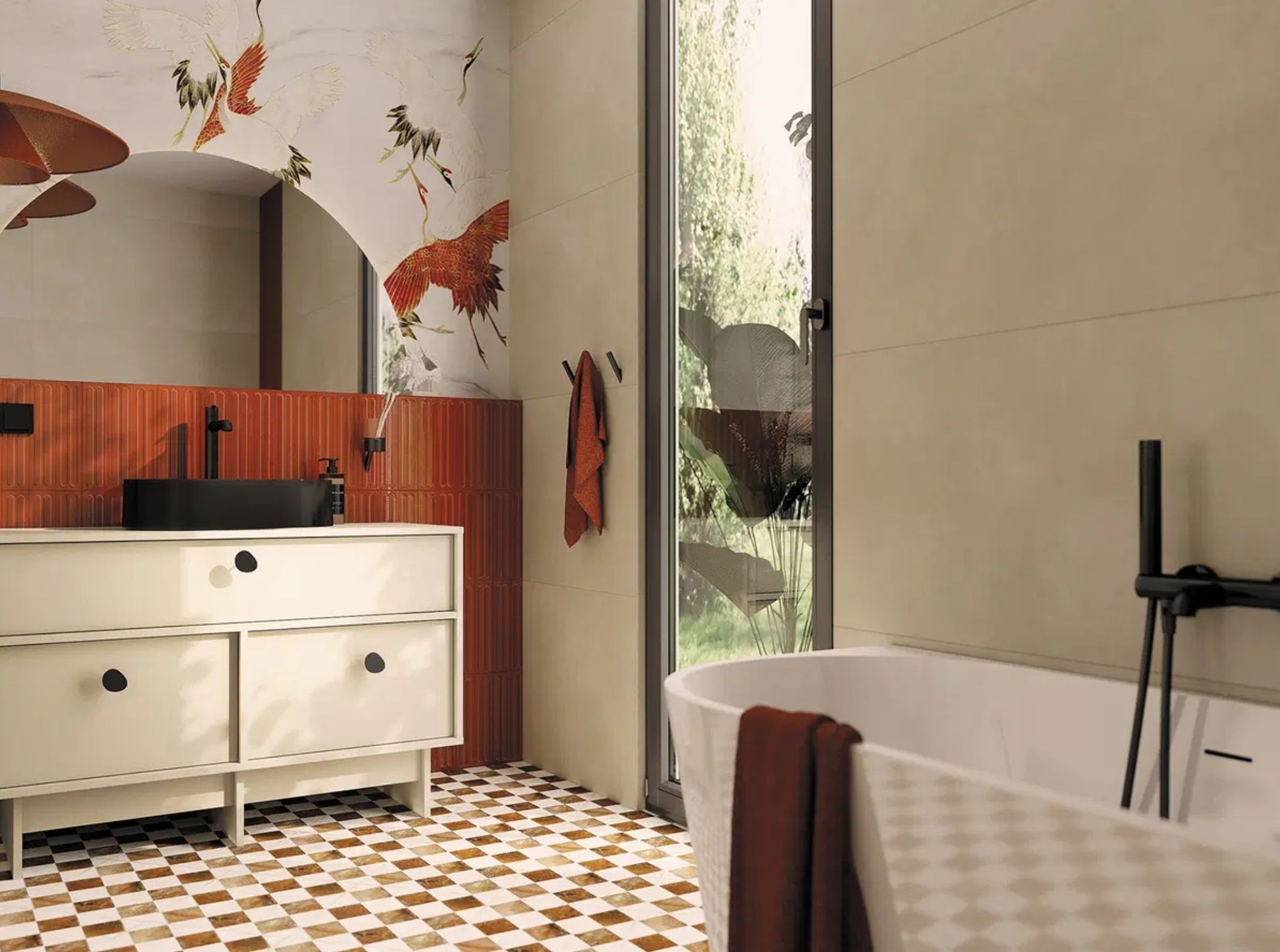 Augsts izlietnes maisītājs SILIA, augstais, melns - N1 Home