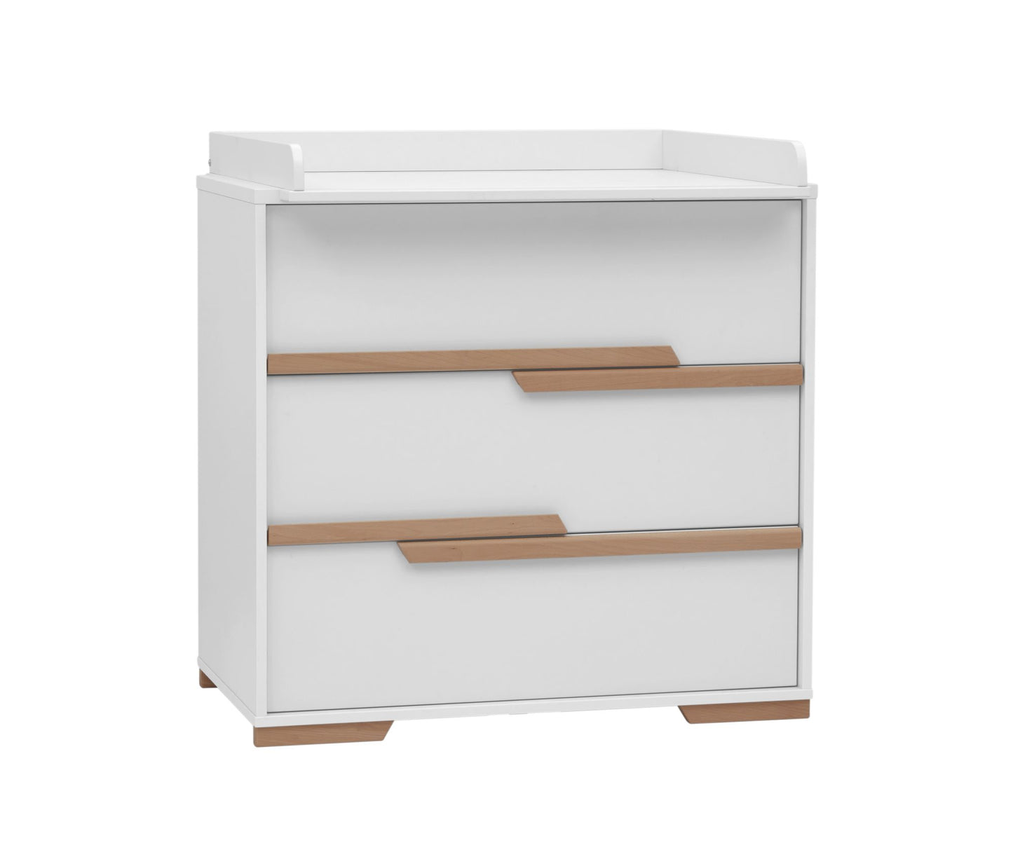 3 atvilktņu kumode SONI 56/98/93 cm balts - N1 Home