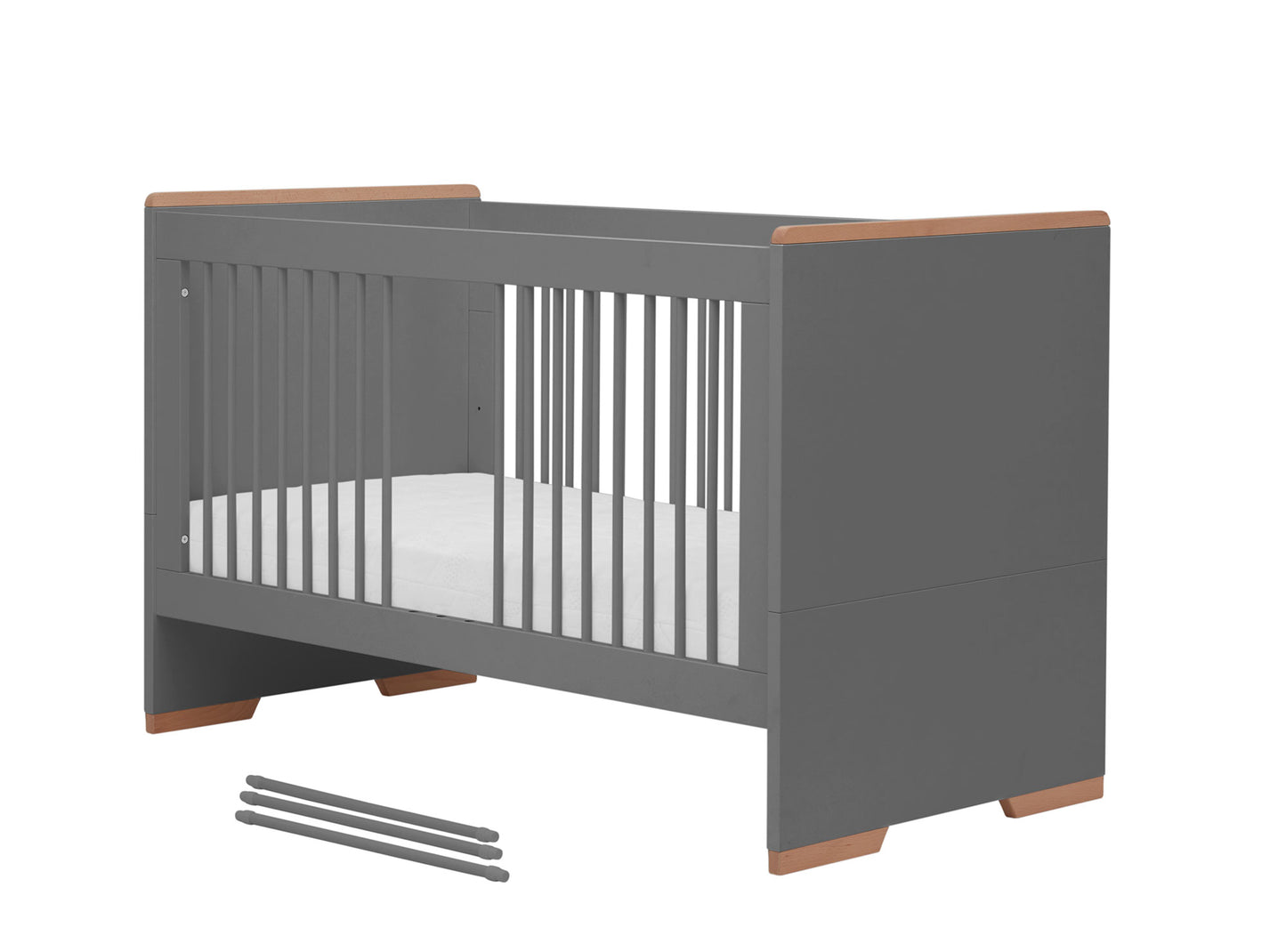 Gulta SONI 140x70 cm pelēks - N1 Home