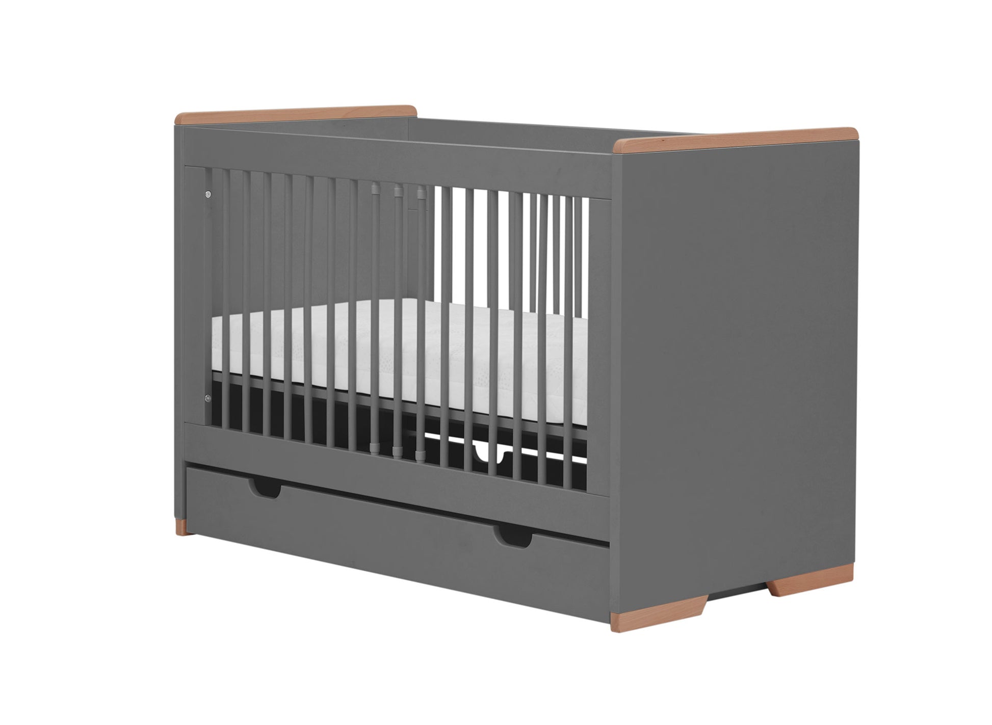 Gulta SONI 120x60 cm pelēks - N1 Home