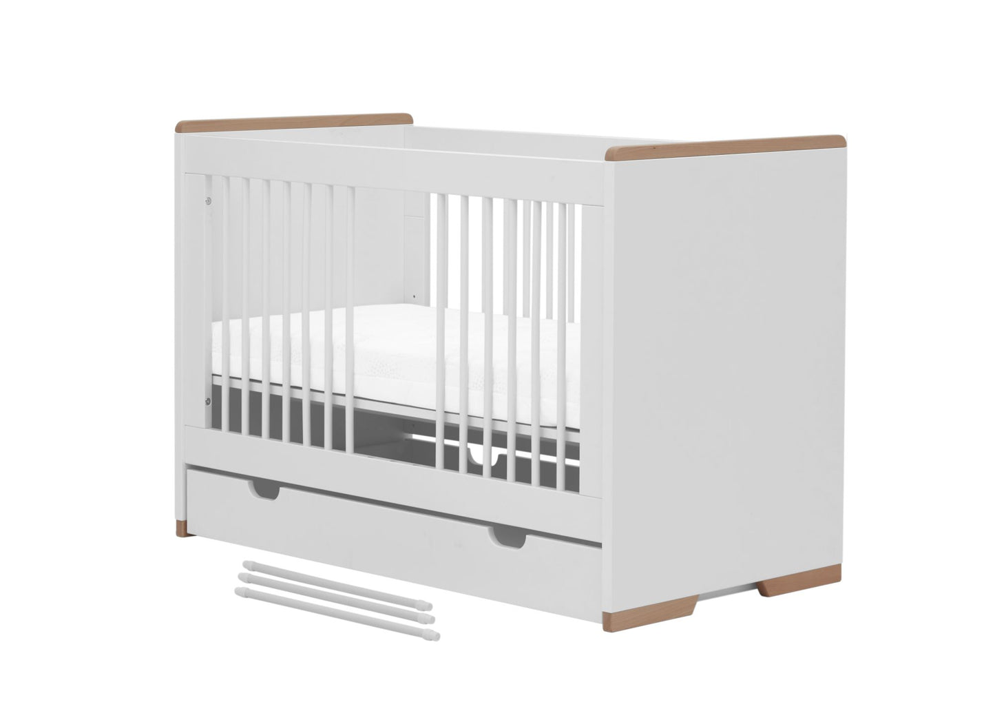 Gulta SONI 120x60 cm balts - N1 Home