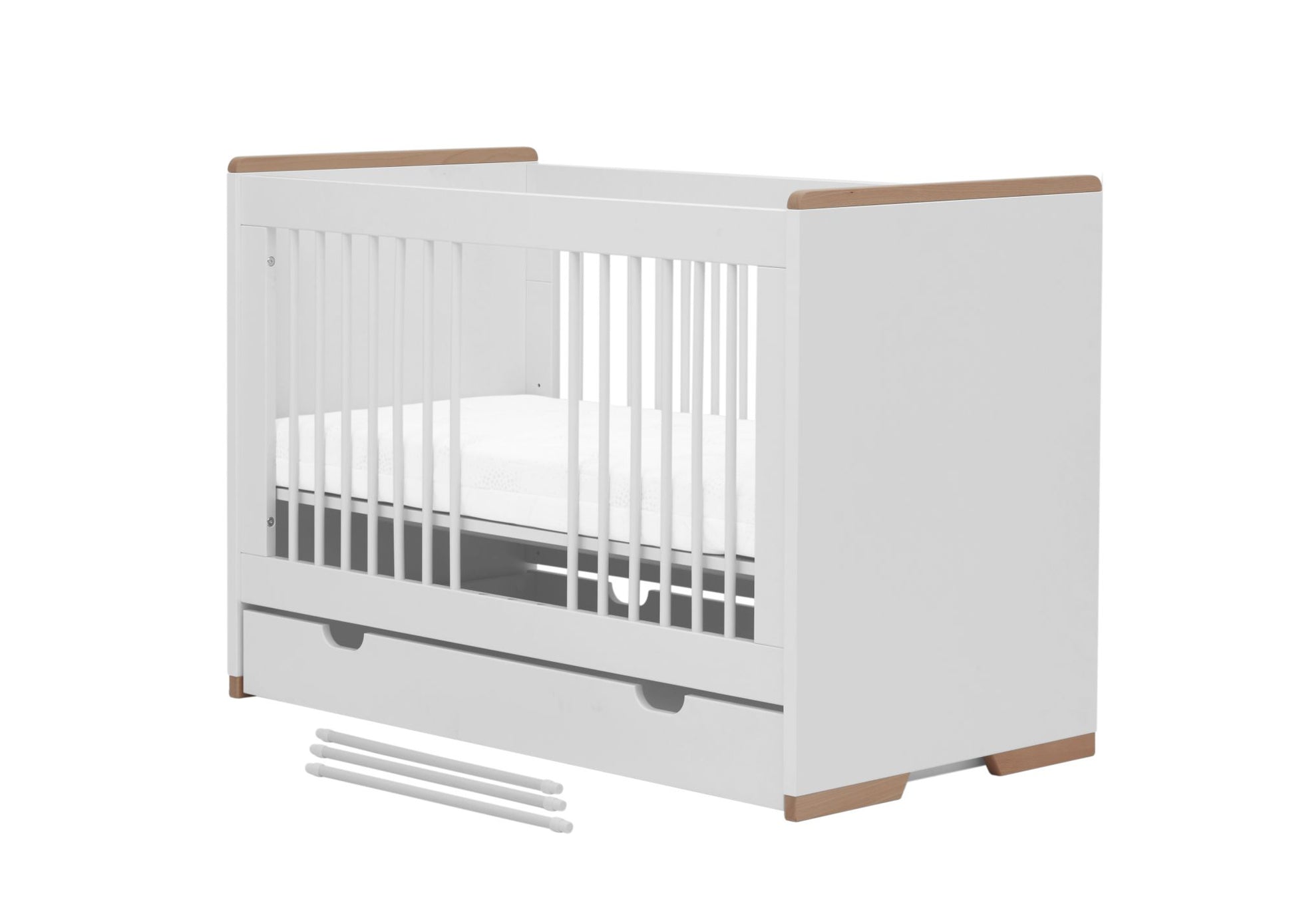 Gulta SONI 120x60 cm balts - N1 Home