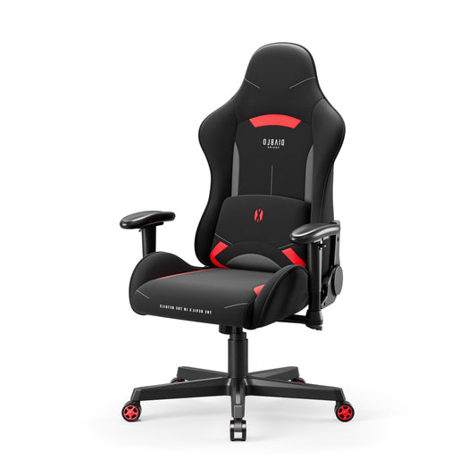 Krēsls X - Sta 63/120/63 cm melns/sarkans - N1 Home