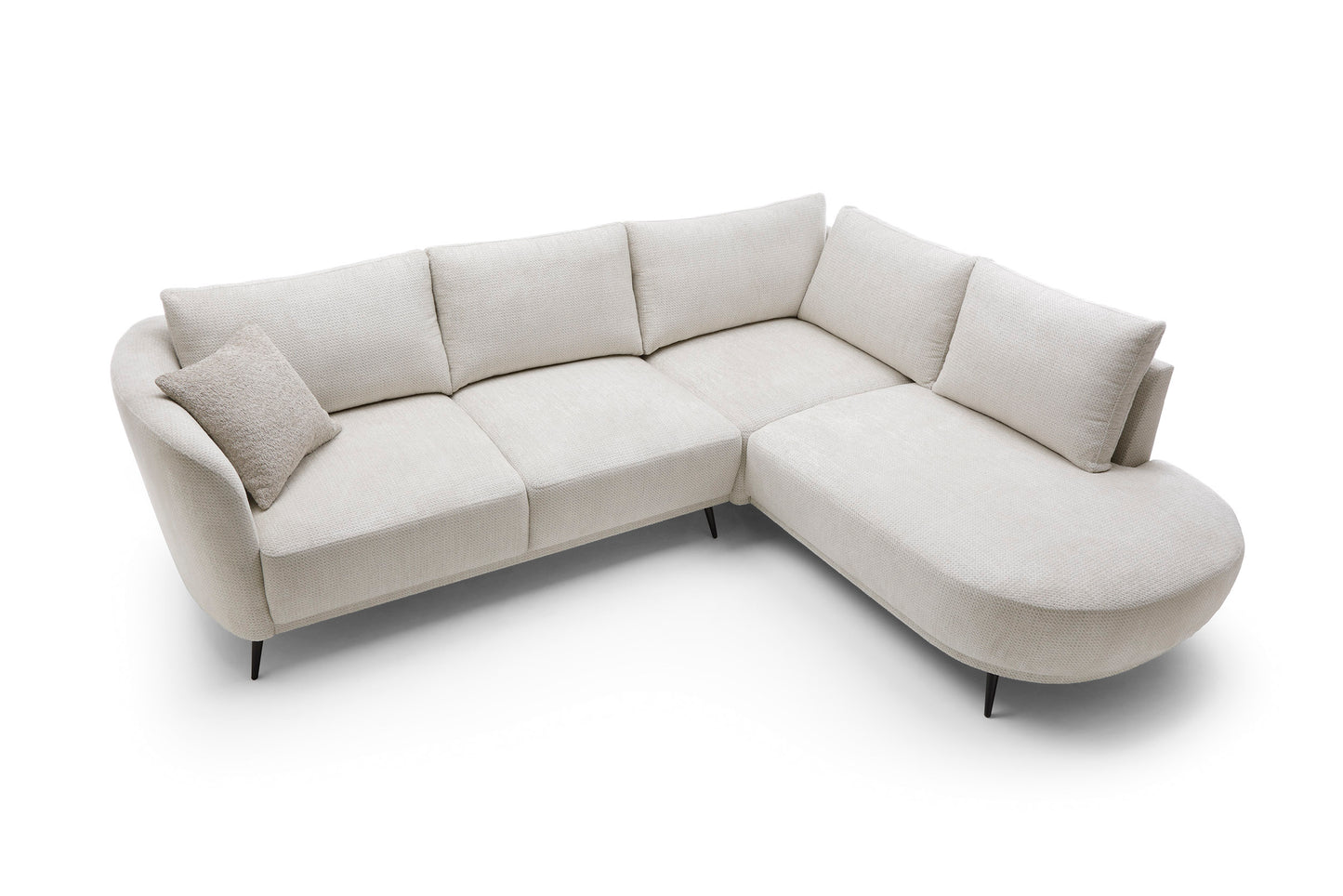 Dīvāns Steli 262/220/85 cm krēms - N1 Home