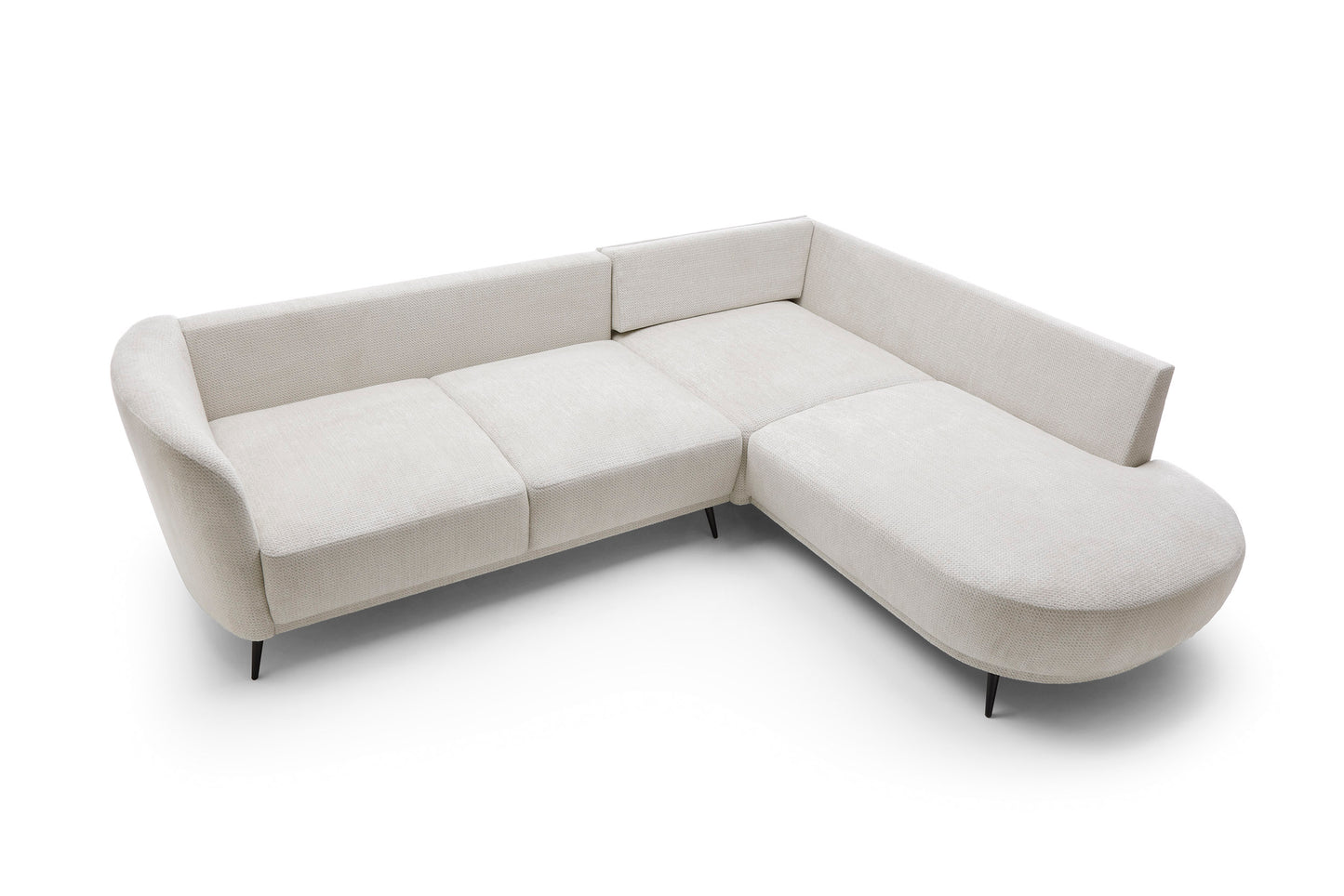 Dīvāns Steli 262/220/85 cm krēms - N1 Home