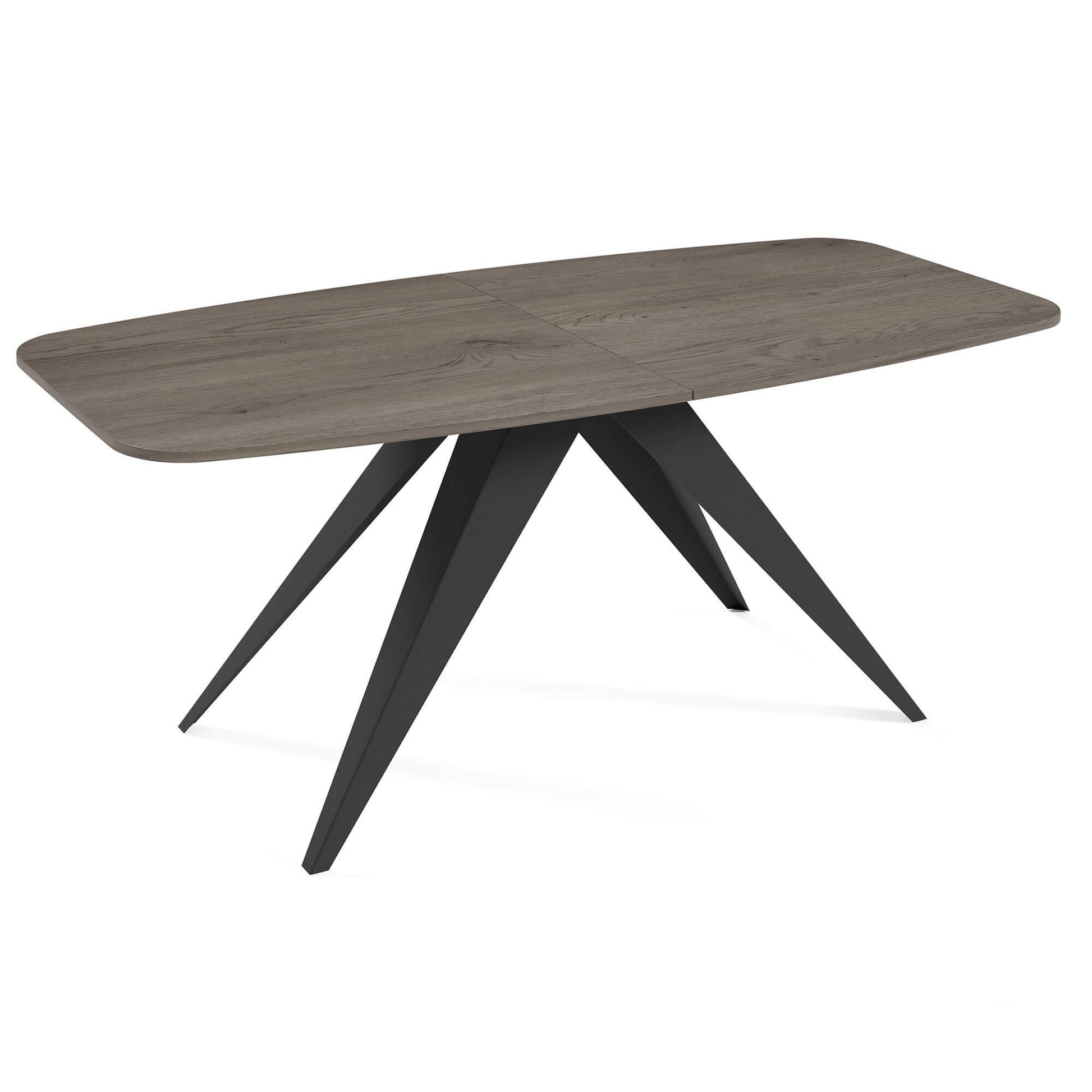 Galds Fery 76/160/80; 76/180/90 cm Cremona canollo/melns - N1 Home