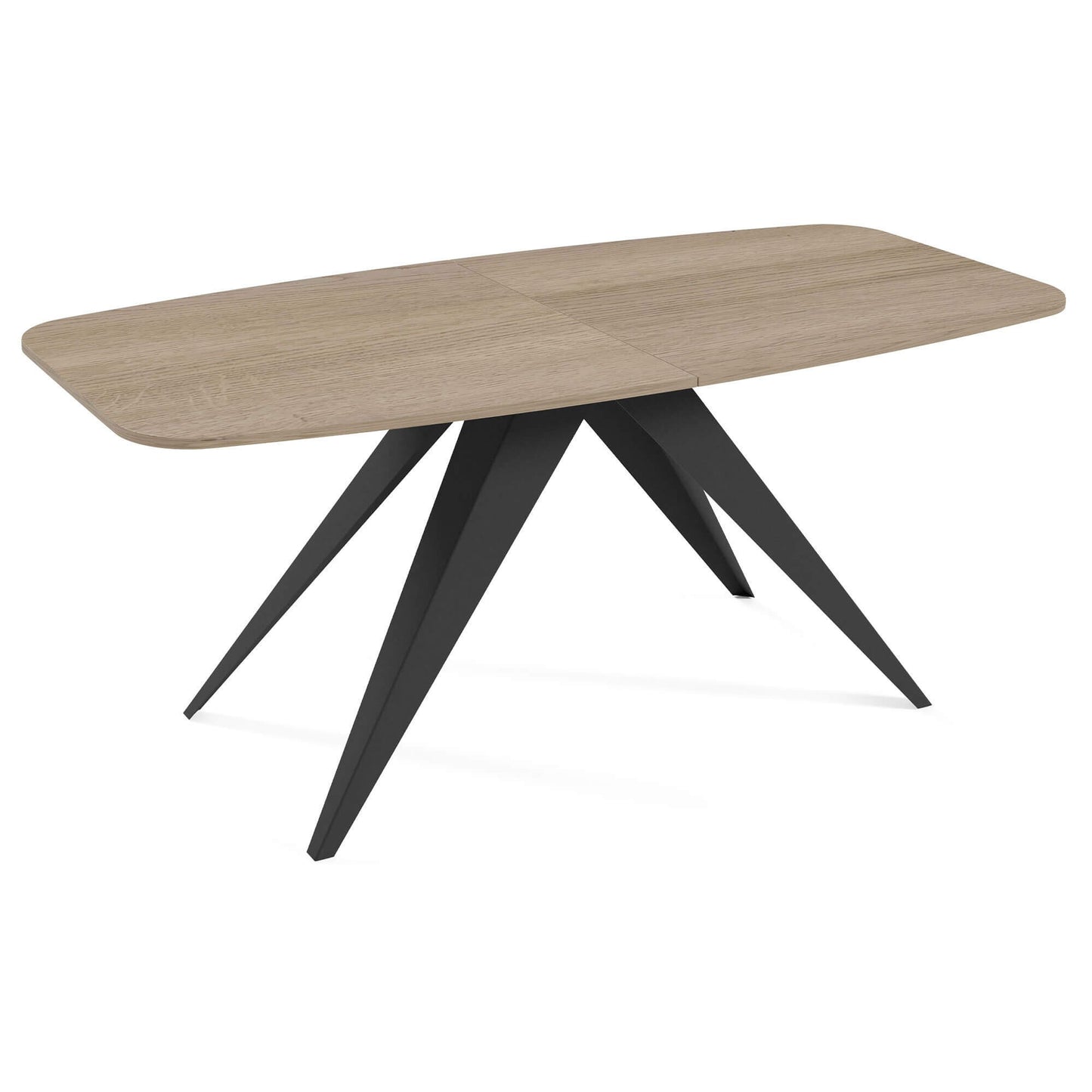 Galds Fery 76/160/80; 76/180/90 cm terrakota/melns - N1 Home