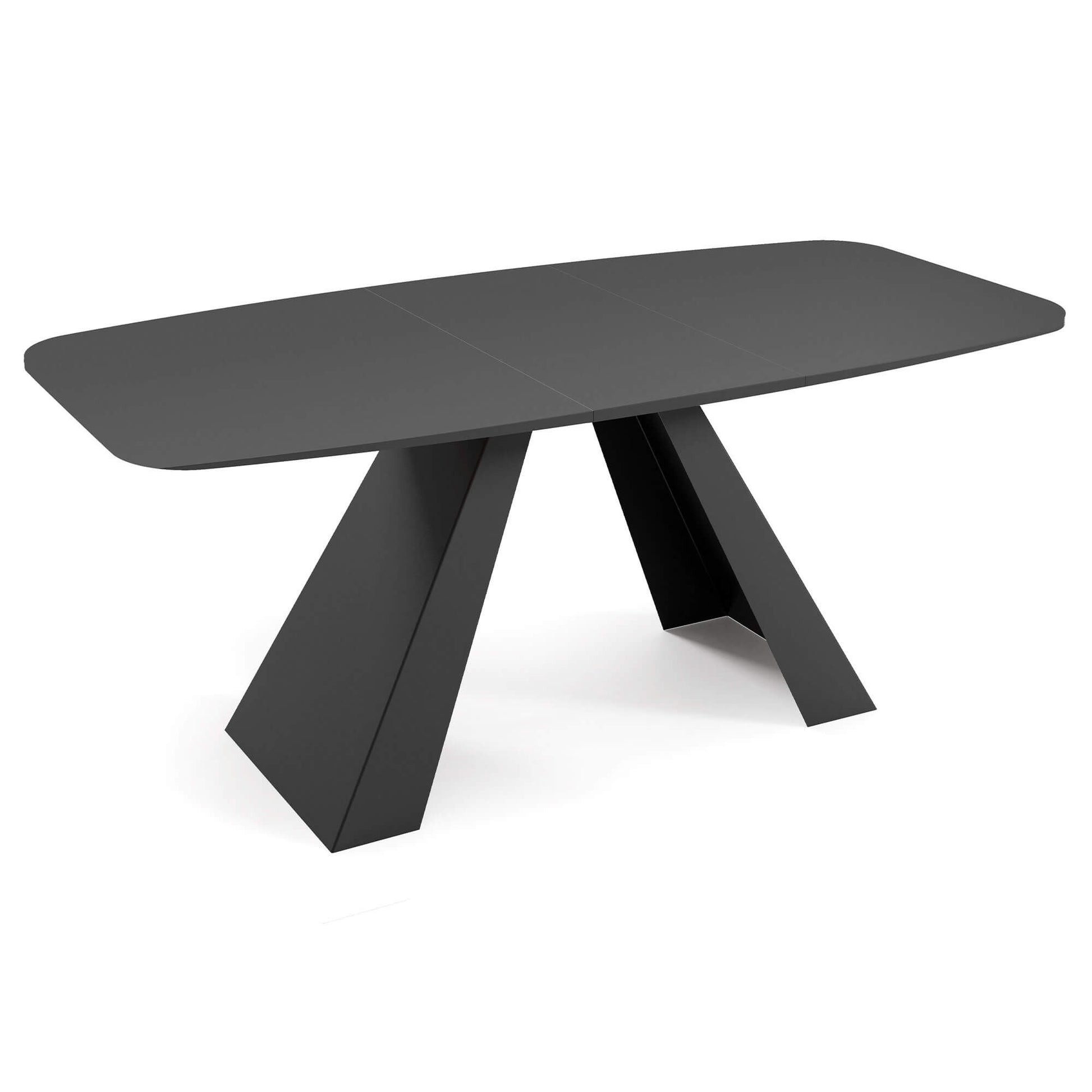 Galds Myra 160/76/80 cm melns - N1 Home