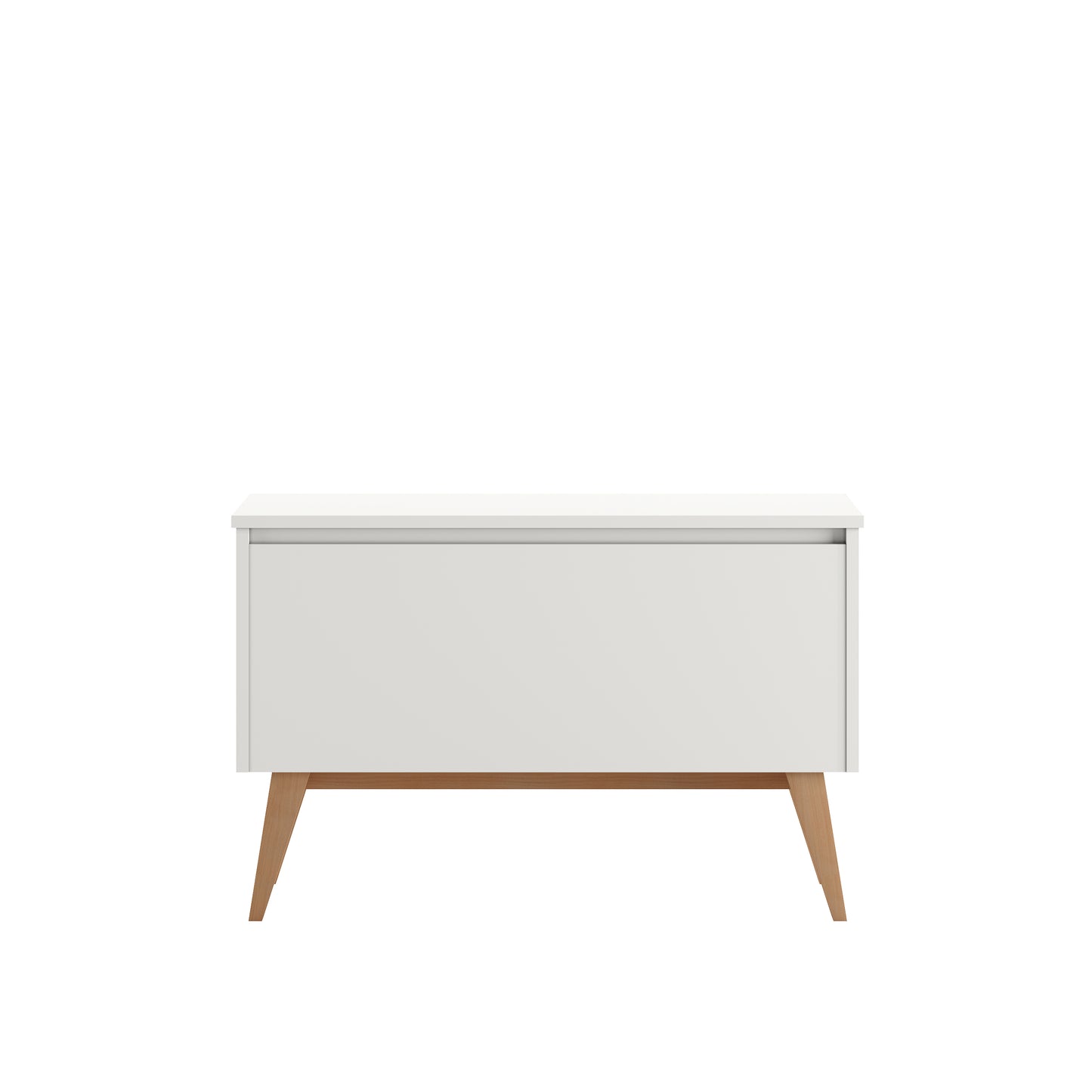 Rotaļlietu lāde AIVA 97/48/58 cm balts - N1 Home