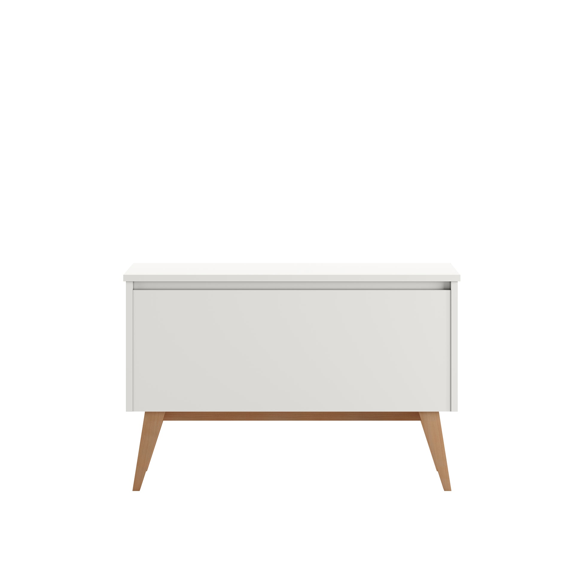 Rotaļlietu lāde AIVA 97/48/58 cm balts - N1 Home