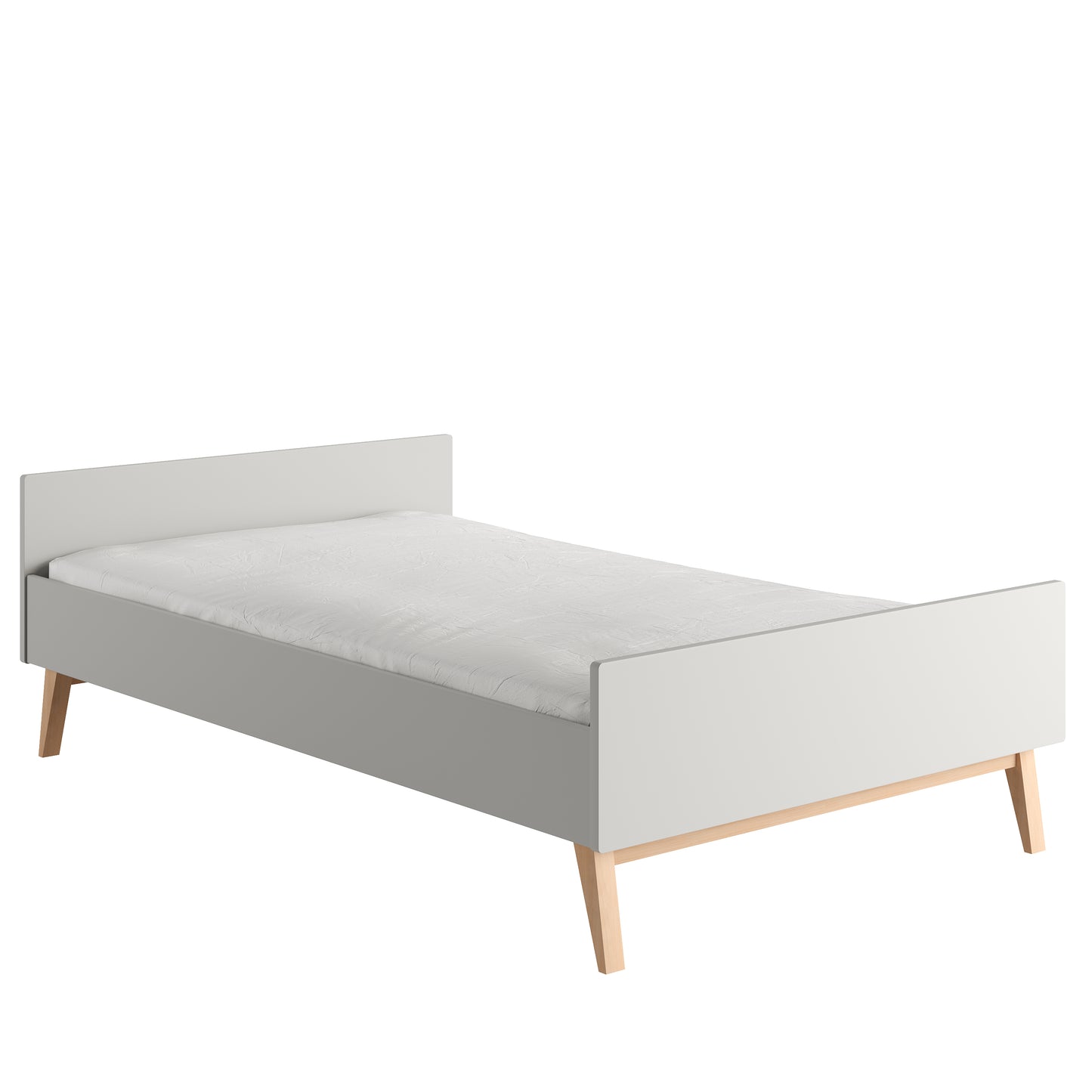 Gulta AIVA 200x90, 200x120 cm pelēks - N1 Home