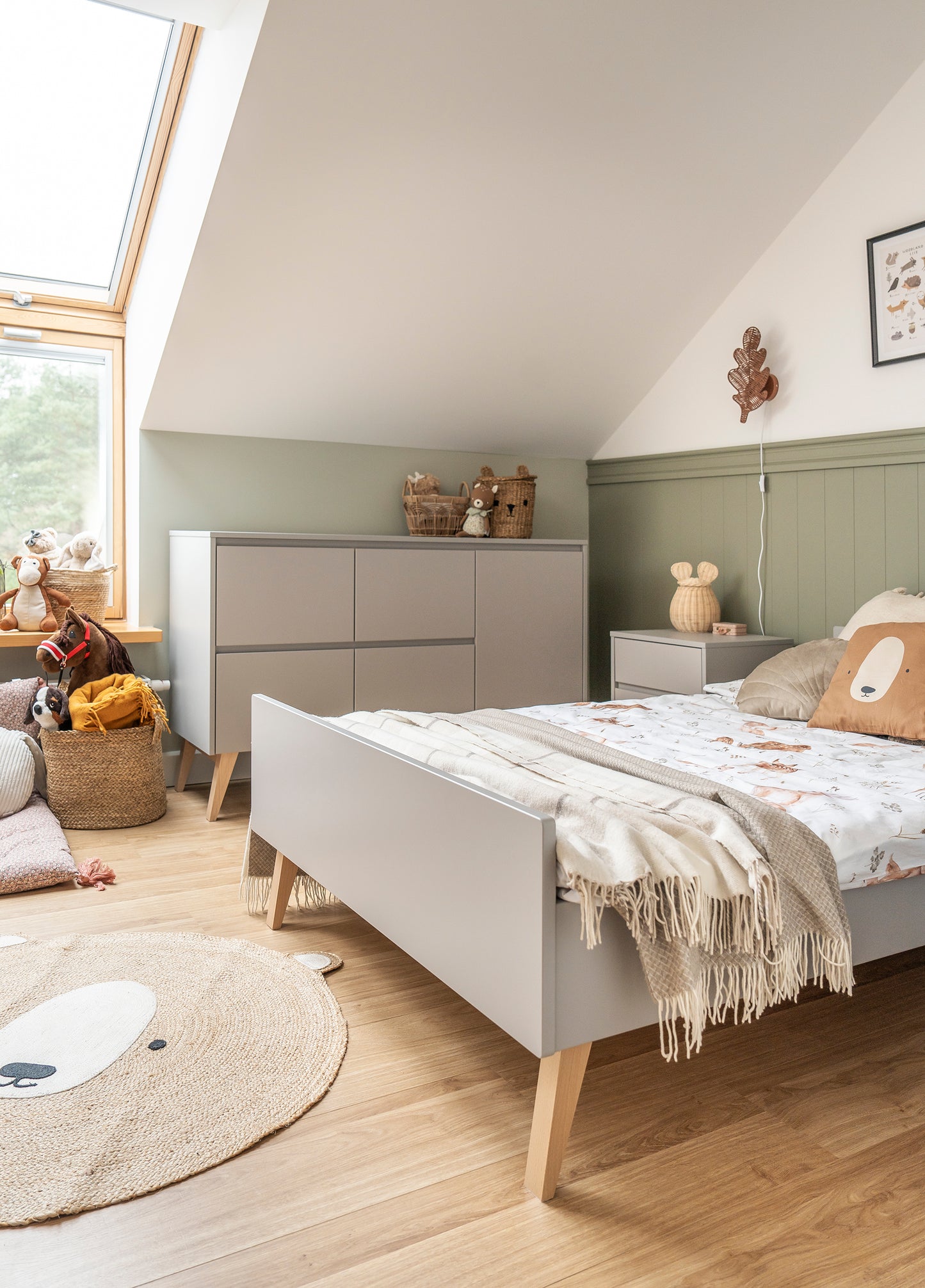 Gulta AIVA 200x90, 200x120 cm pelēks - N1 Home