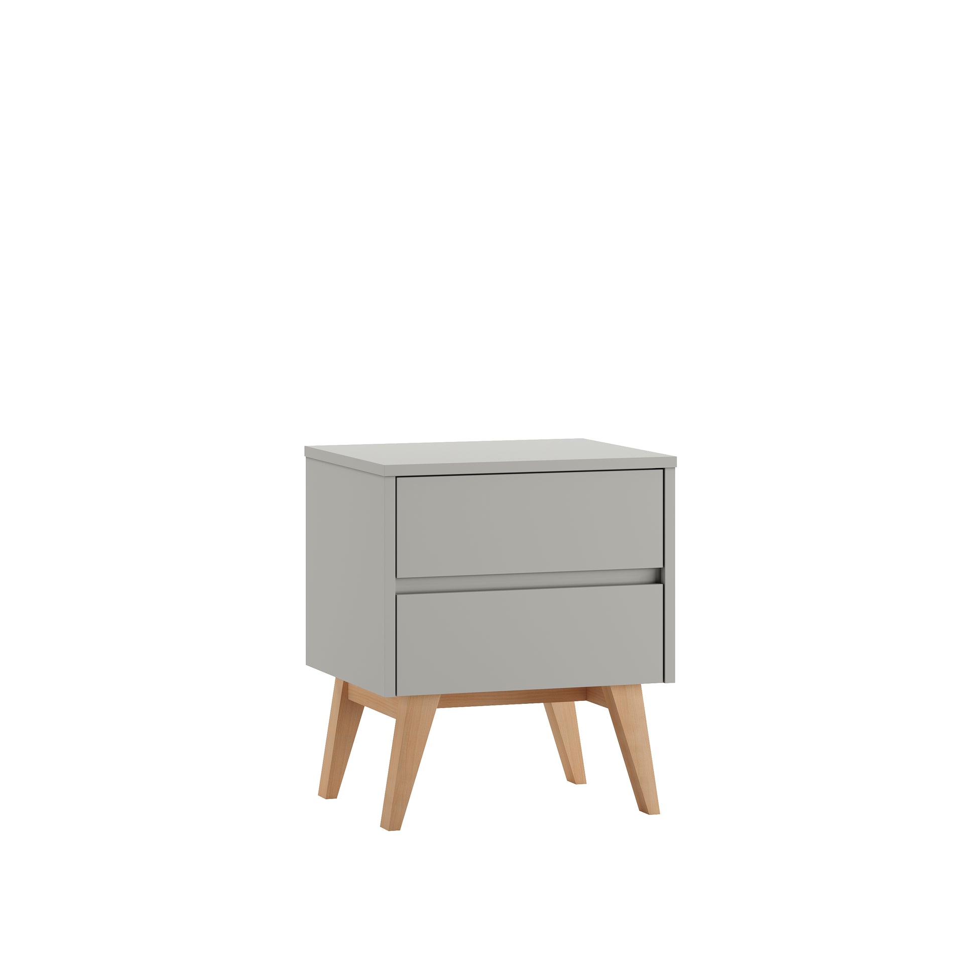 Naktsskapītis AIVA 56/48/14,5 cm pelēks - N1 Home