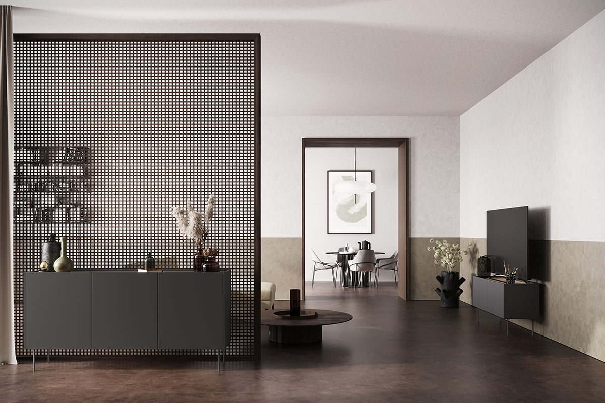 TURIN RTV kumode ar atvilktnes 120/60/40 melns