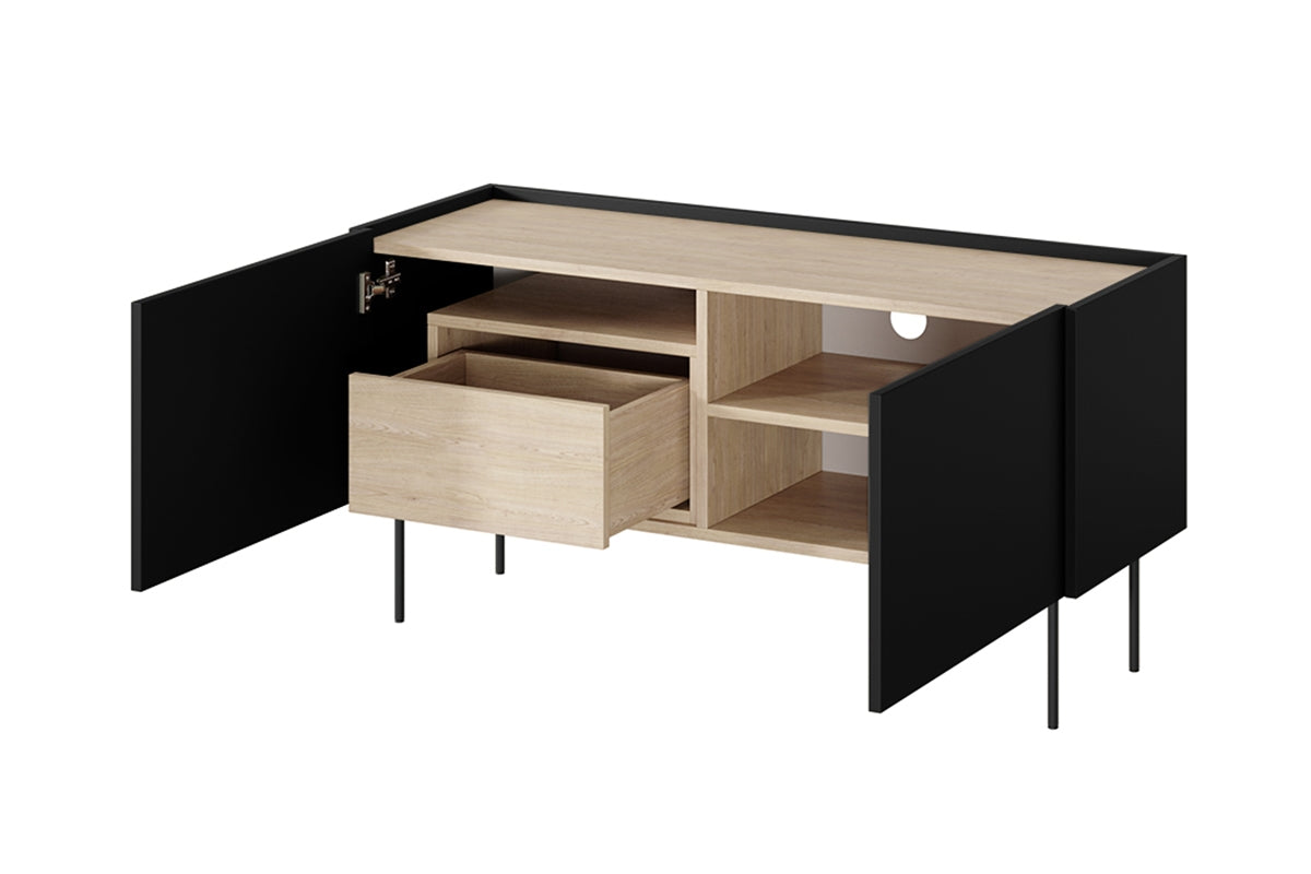 TURIN RTV kumode ar atvilktnes 120/60/40 melns