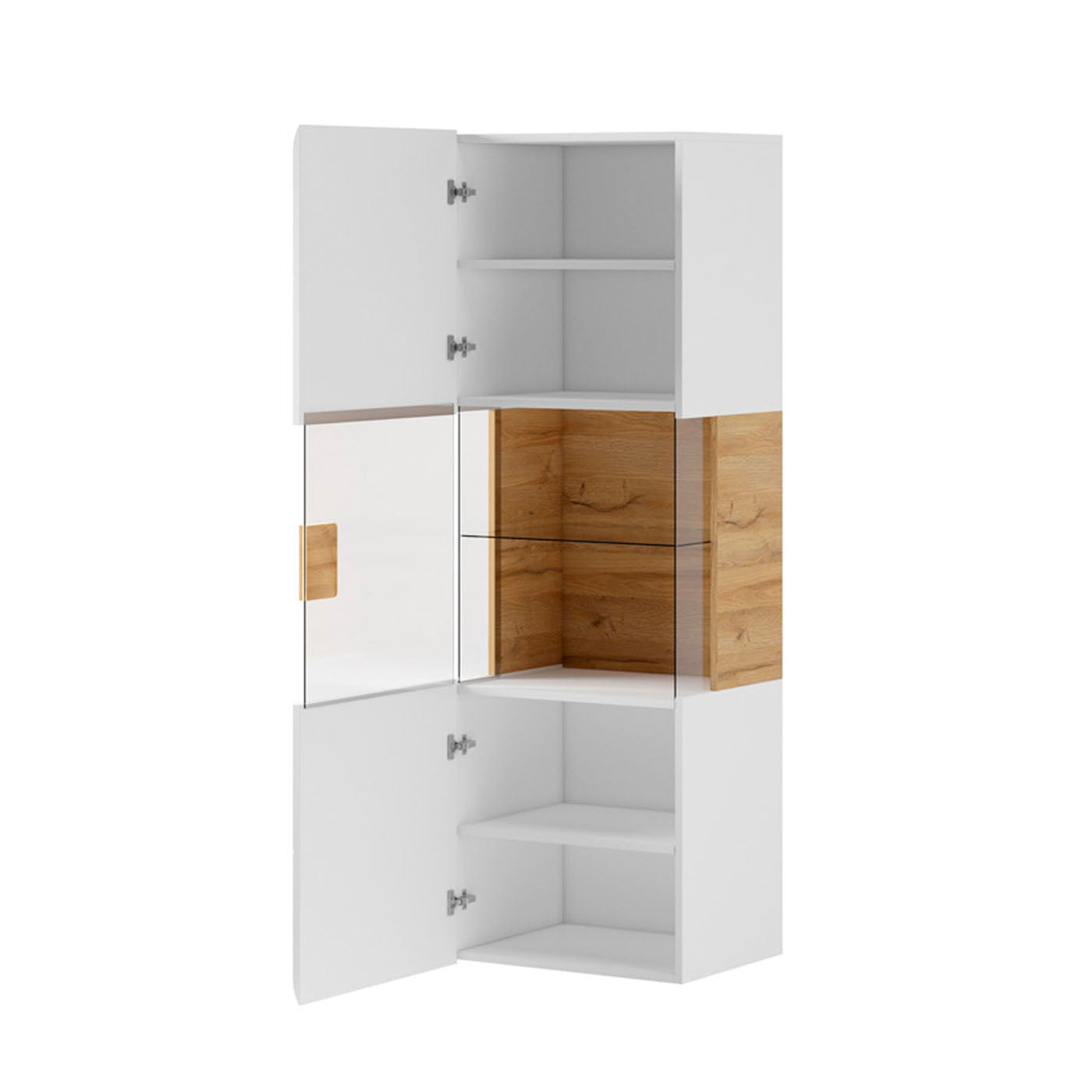 Skapis Tola 53/39/159 cm antracīts/Grandson ozols - N1 Home