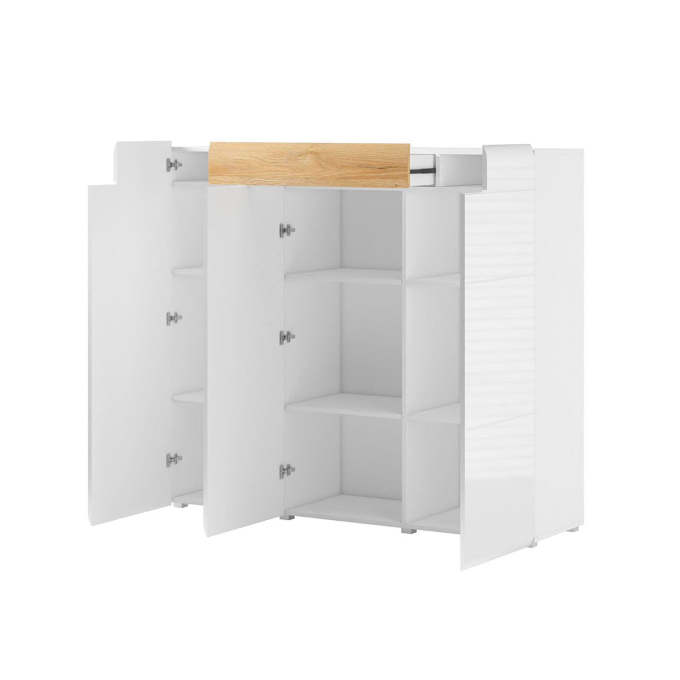 Kumode Tola 147/39/131 cm balts - N1 Home