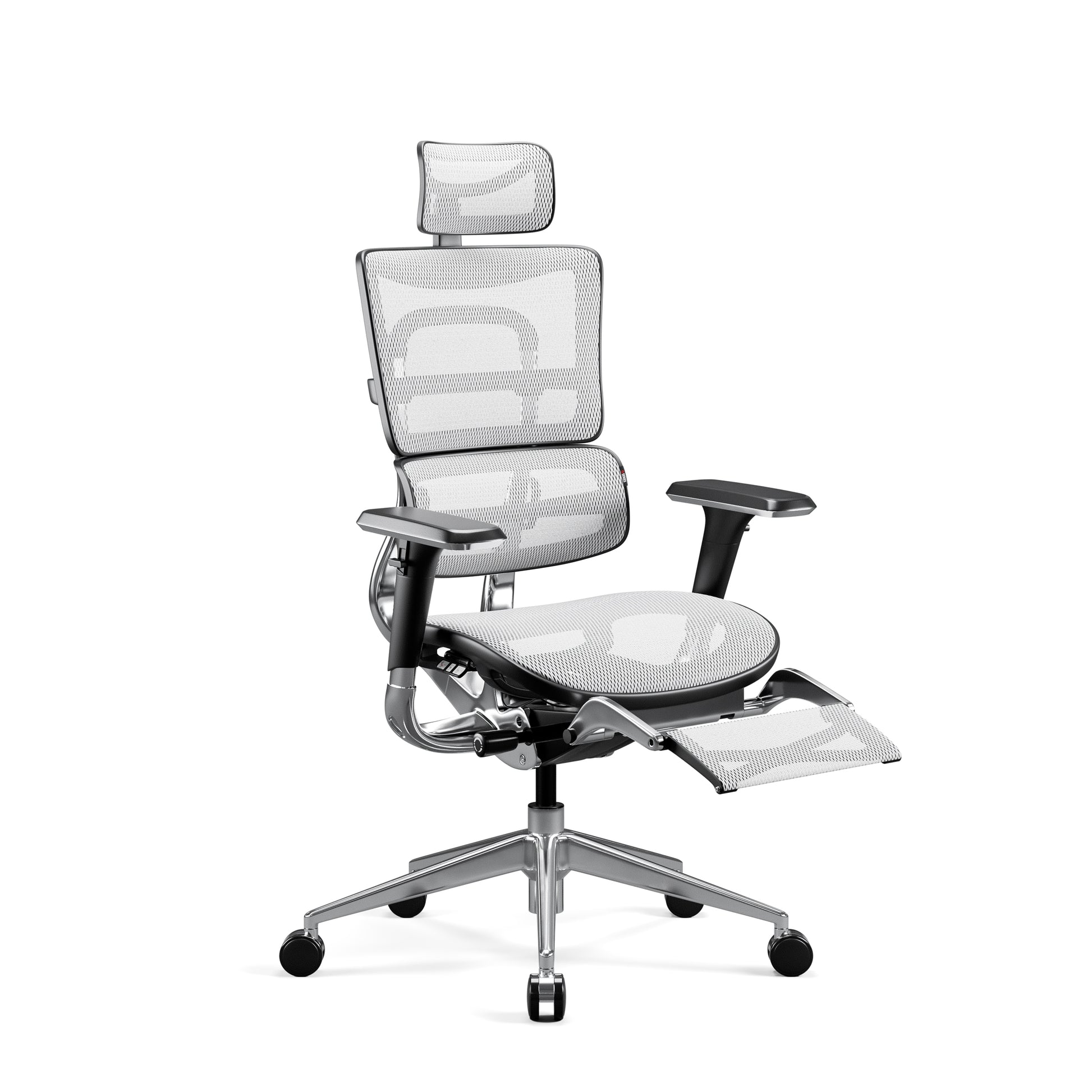 Krēsls V - Mas 128-138/68/50 cm melns/balts - N1 Home