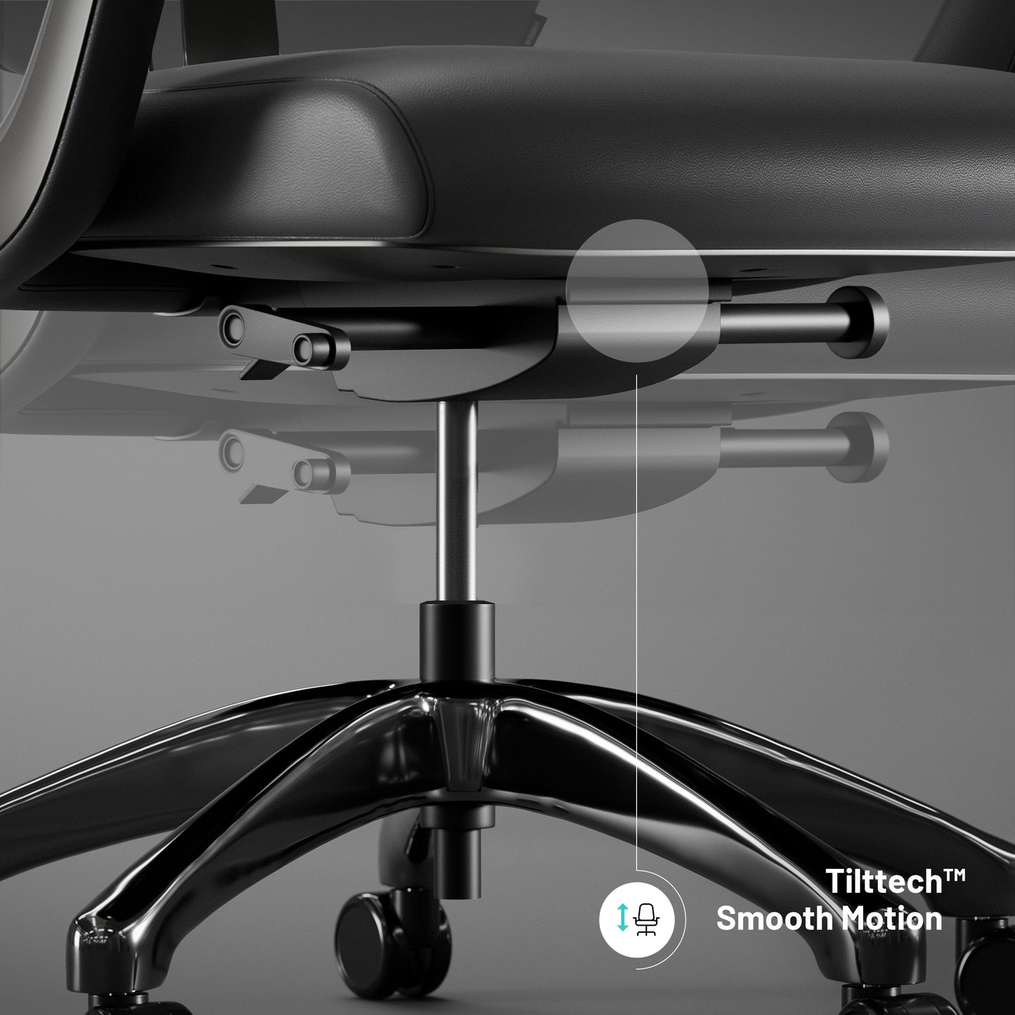 Krēsls V - Mo 121.5-131/55/69 cm pelēks - N1 Home