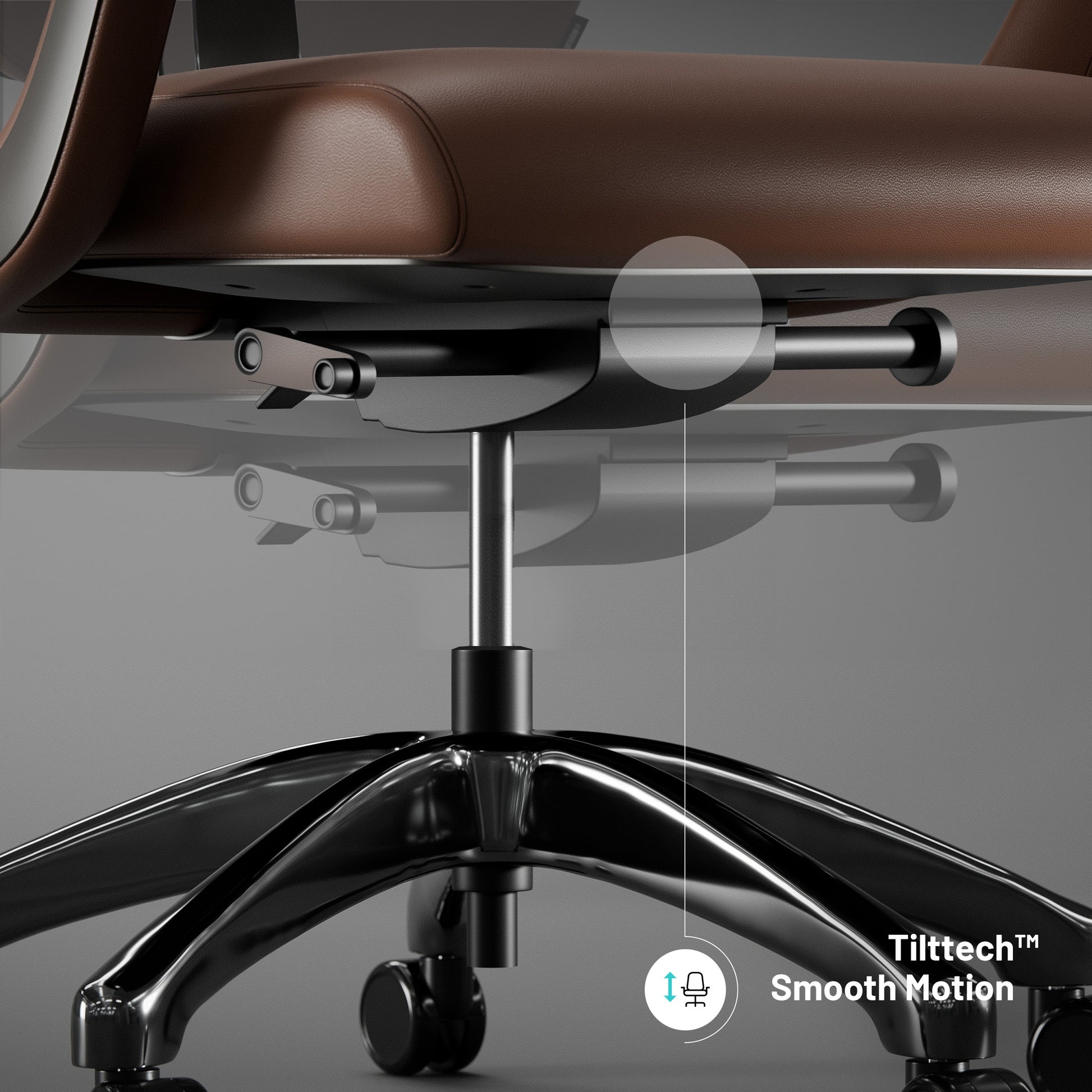 Krēsls V - Mo 121.5-131/55/69 cm brūns - N1 Home