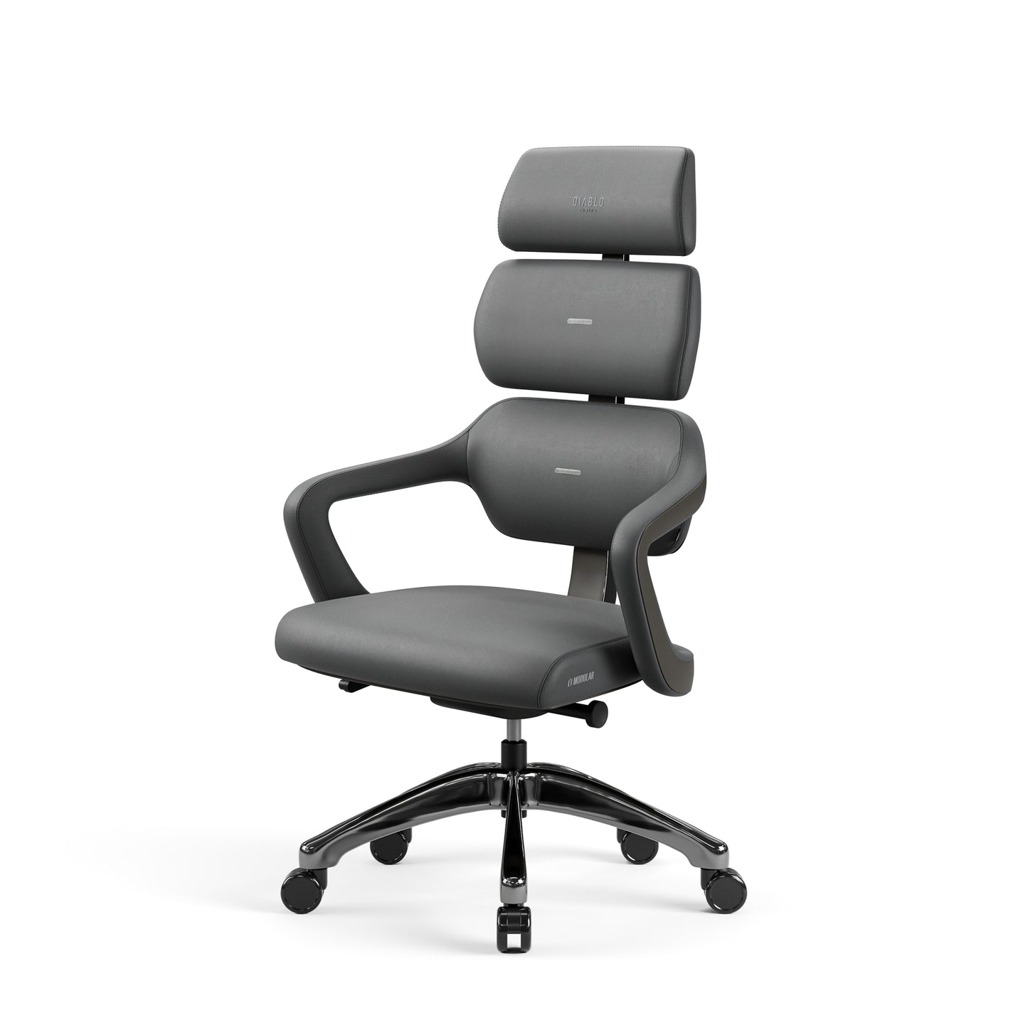 Krēsls V - Mo 121.5-131/55/69 cm pelēks - N1 Home