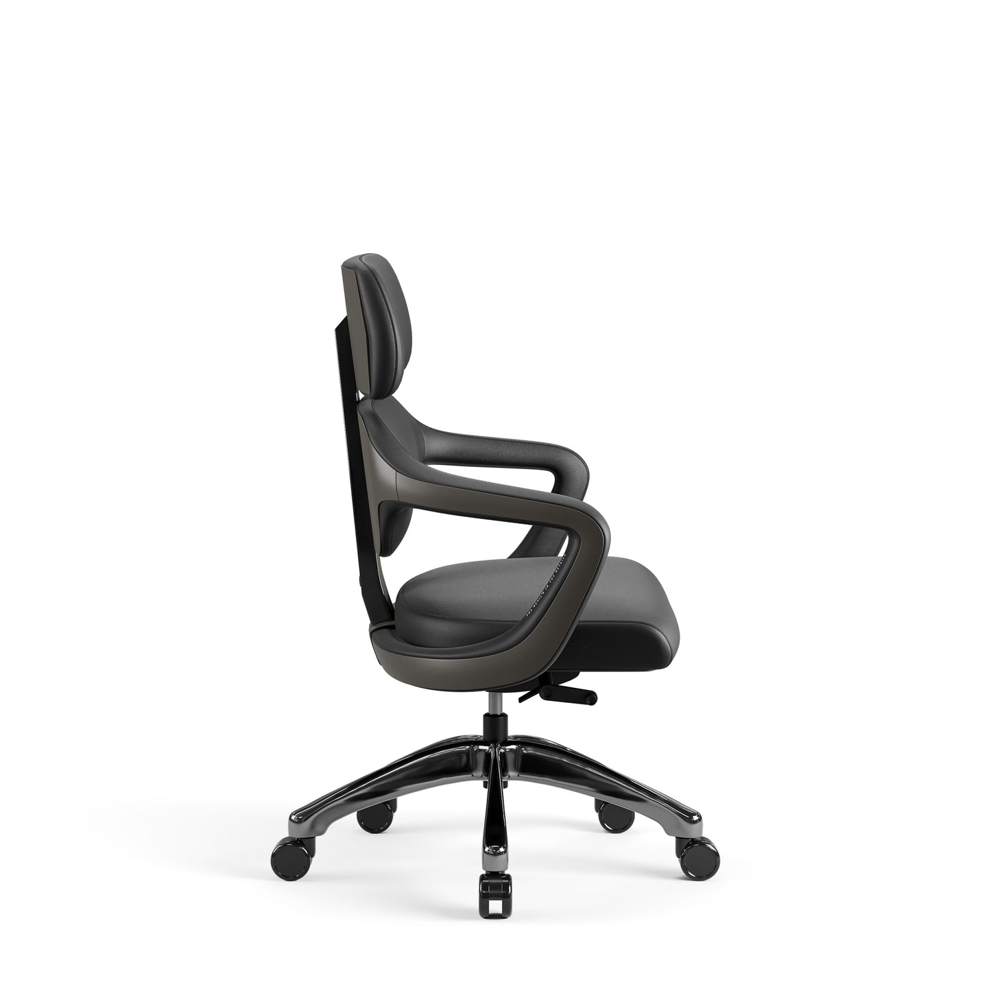 Krēsls V - Mo 121.5-131/55/69 cm melns - N1 Home