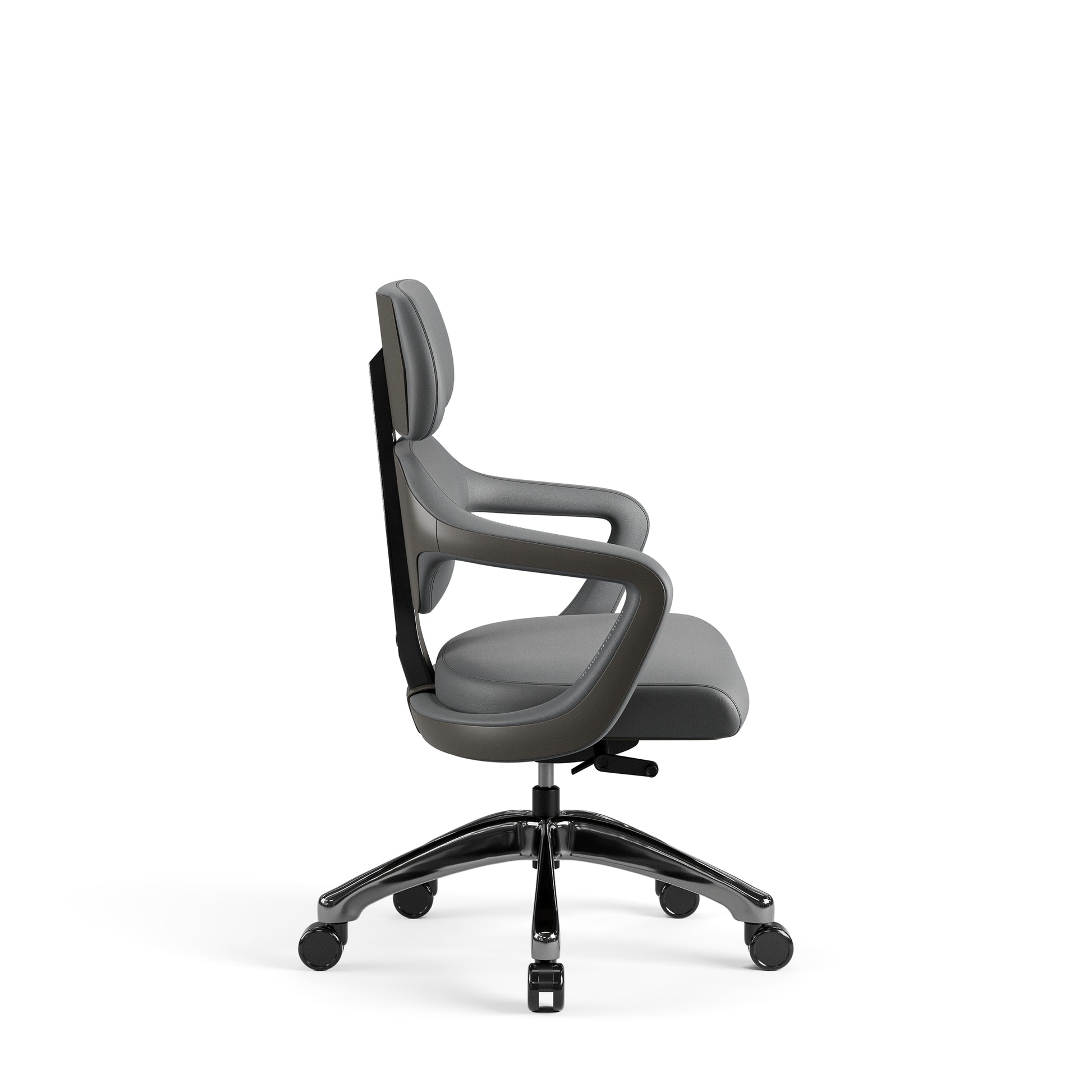 Krēsls V - Mo 121.5-131/55/69 cm pelēks - N1 Home