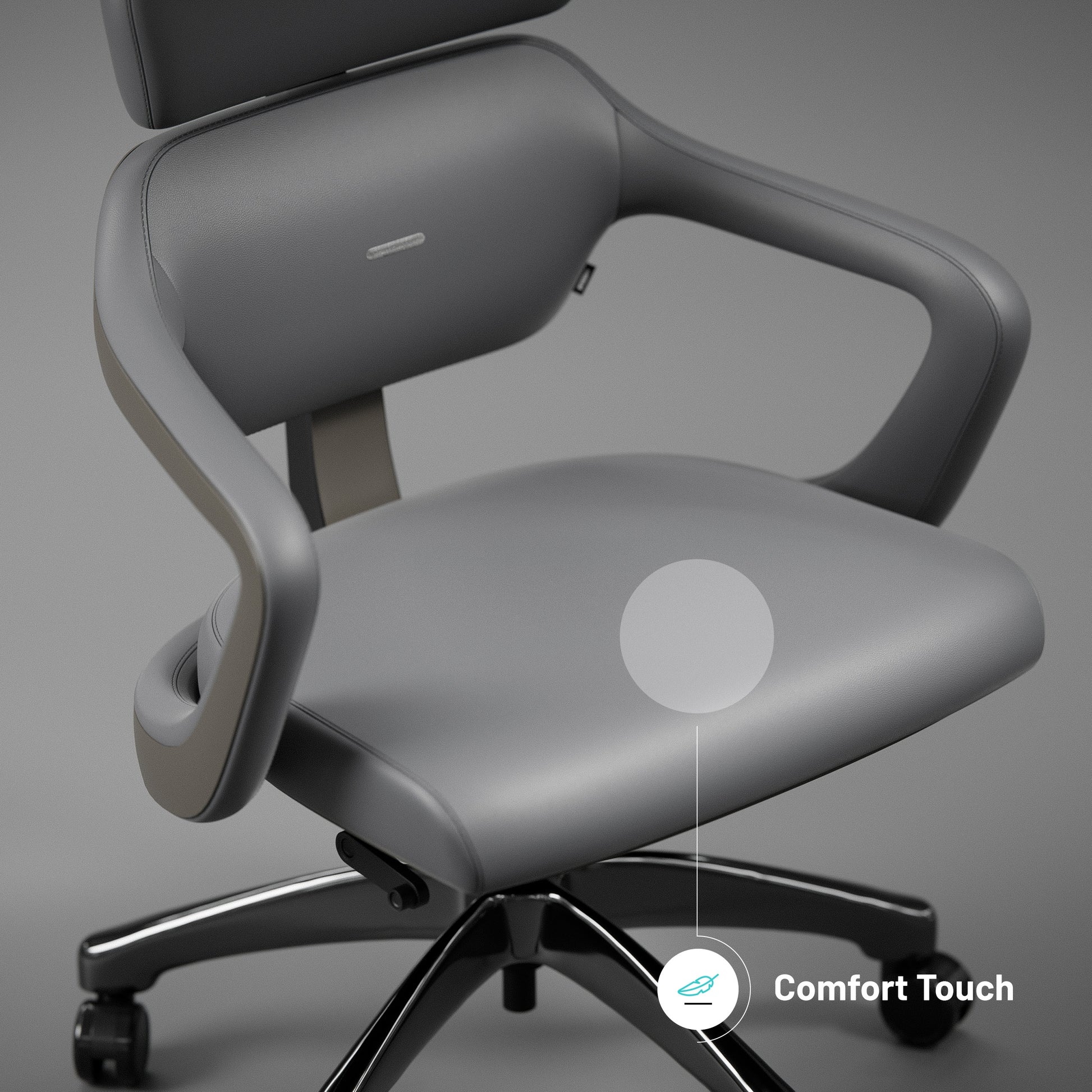 Krēsls V - Mo 121.5-131/55/69 cm pelēks - N1 Home