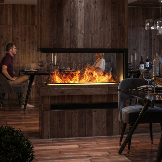 Elektriskais kamīns Invap U81200 120/50/40 cm melns - N1 Home