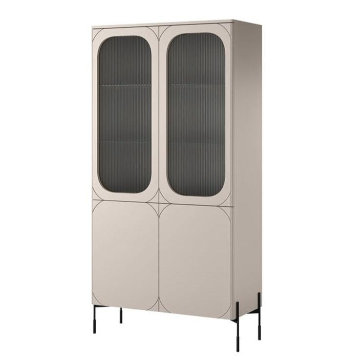 Vitrīnas skapis BARI 104/200/45 kašmirs